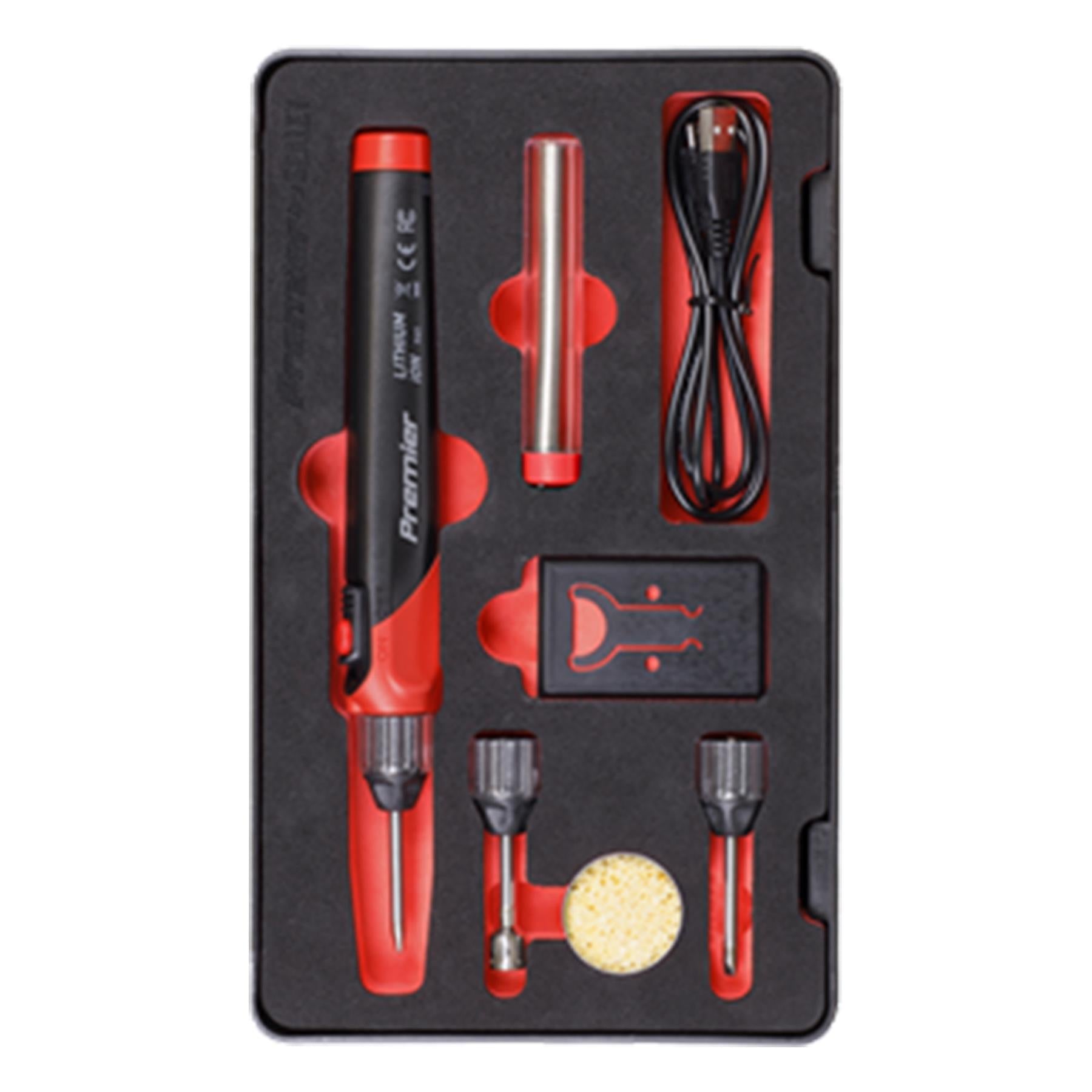 Sealey Lithium-ion Rechargeable Soldering Iron Kit 30W