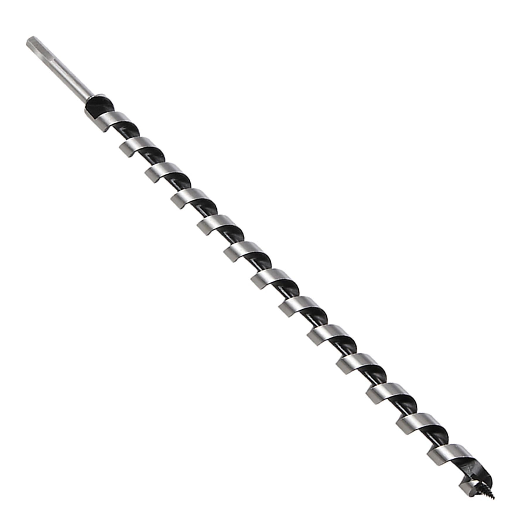 4Pce Long Auger Bit 8mm - 24mm Hand Tools Holes Cutting Hex Shank Drill