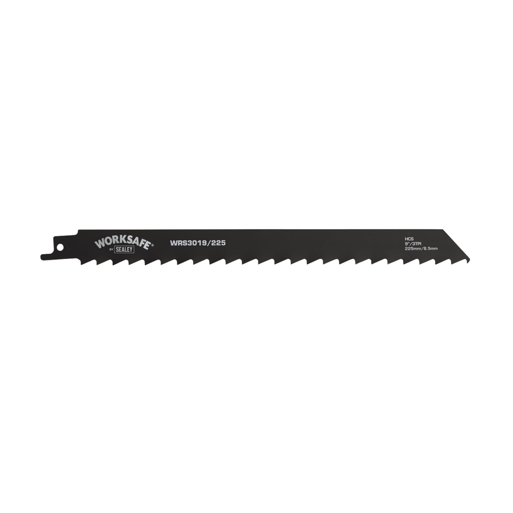 Sealey Reciprocating Saw Blade 225mm 3tpi - Pack of 5