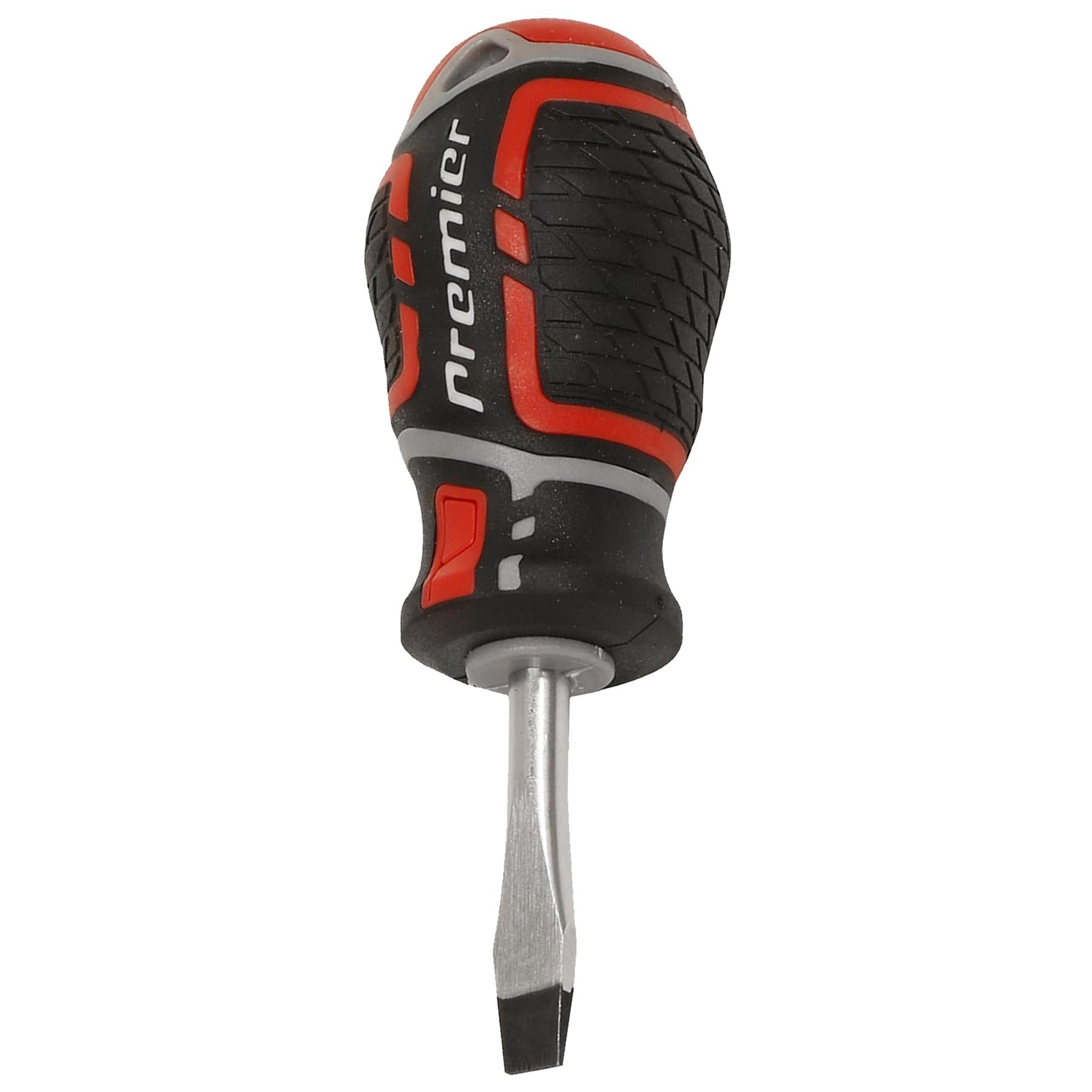 Sealey Screwdriver Slotted 6 x 38mm Flat Soft Grip Handle Magnetic GripMAX