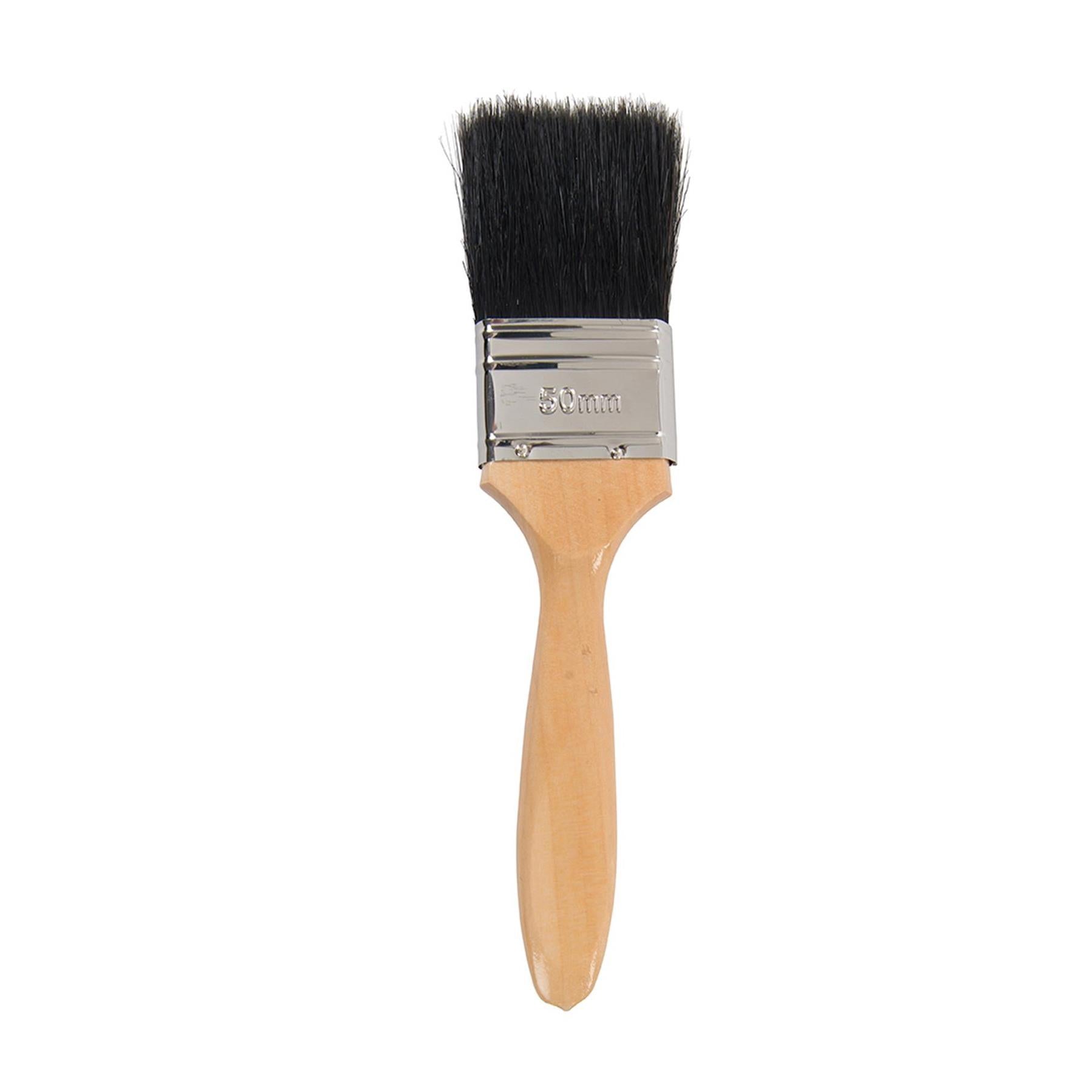 50mm Premium Paint Brush - Wood Handle Use Water & Oil-Based Coatings