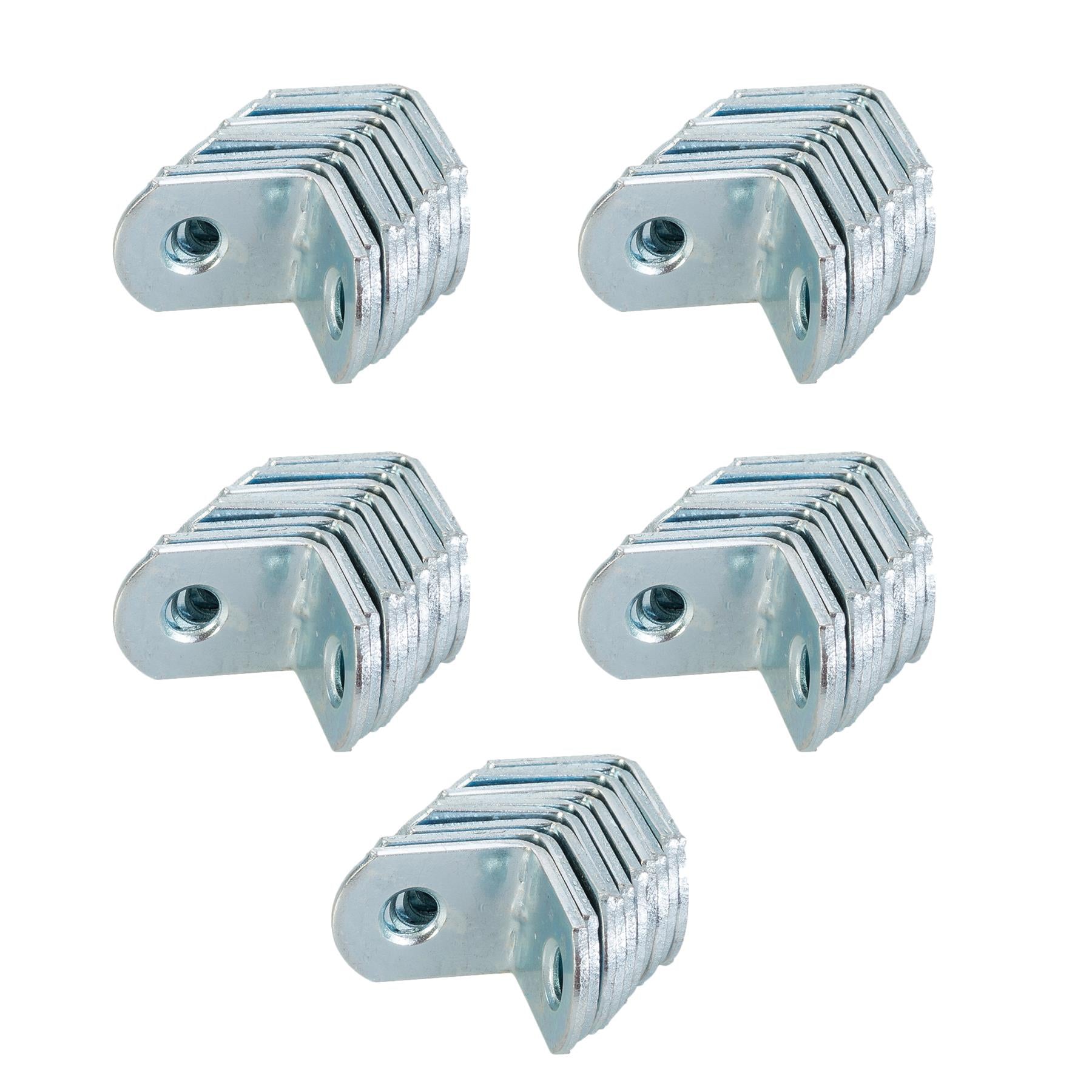 50pcs Stainless Steel Right Angle Bracket L Shape Corner Brace Tool 19*19mm