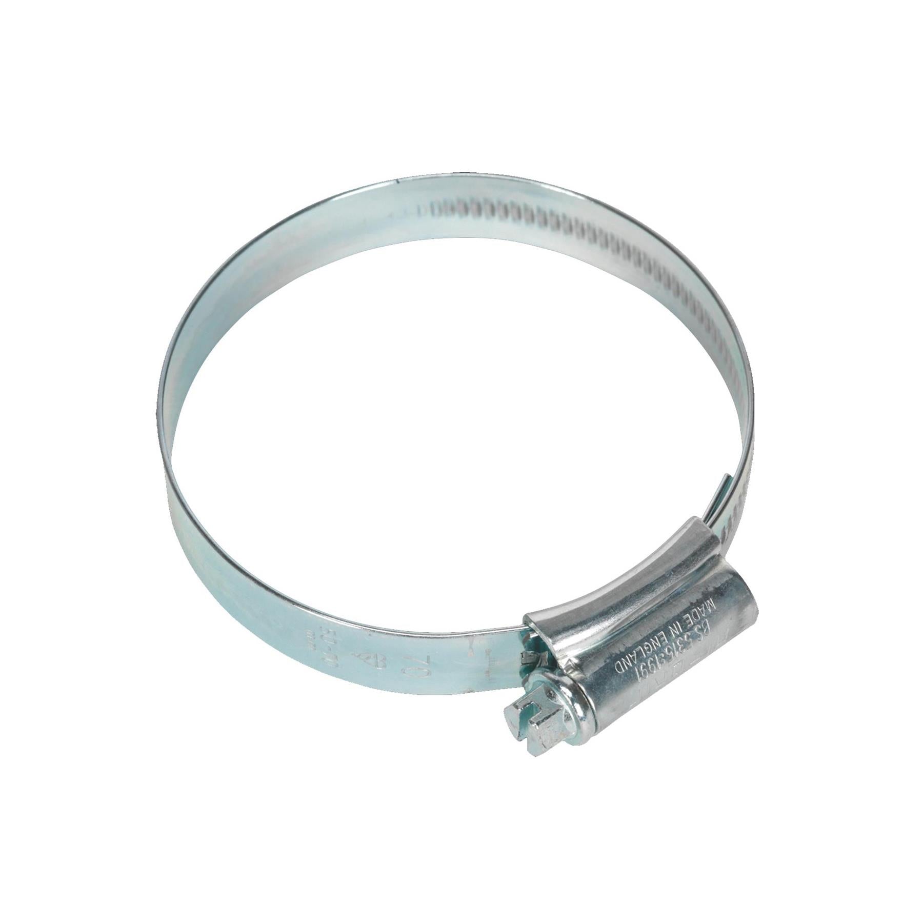 Sealey HI-GRIP Hose Clip Zinc Plated �55-70mm Pack of 10
