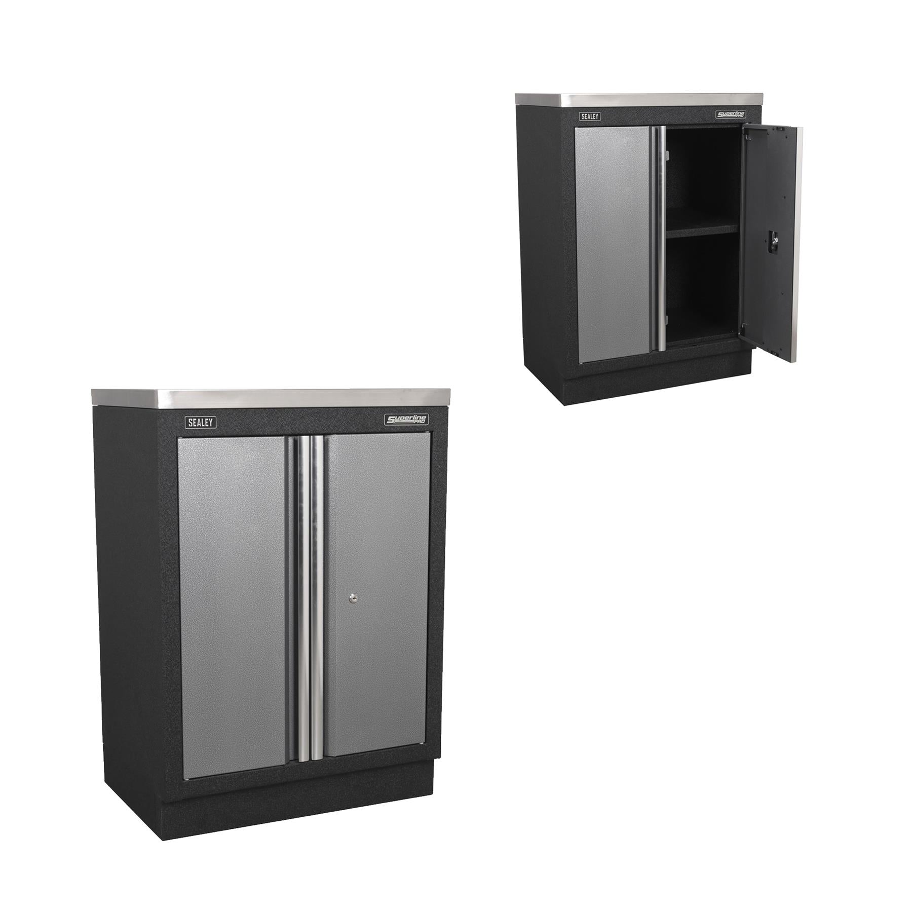 Sealey Modular 2 Door Floor Cabinetc High quality lock with two keys 680mm