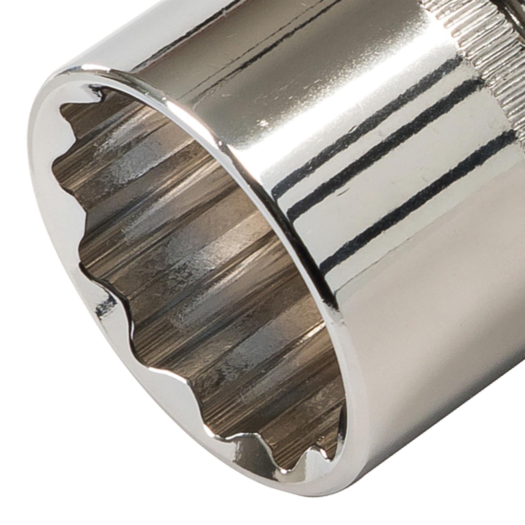 Socket 1/2" Drive 12pt Metric 12 Point Bi Hex Corrotion Resistant Socket 30mm