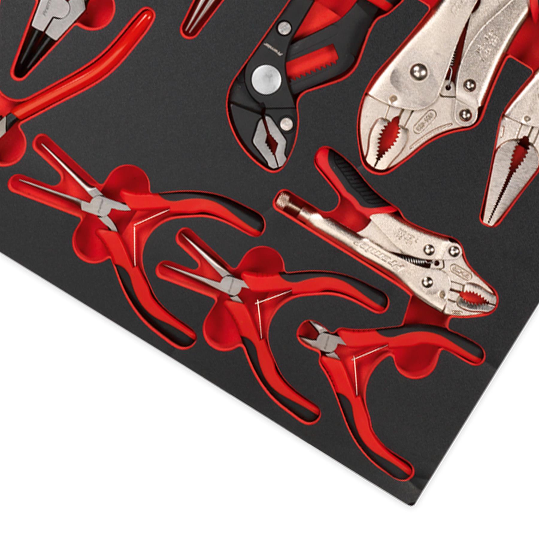 Sealey Tool Tray with Pliers Set 14pc