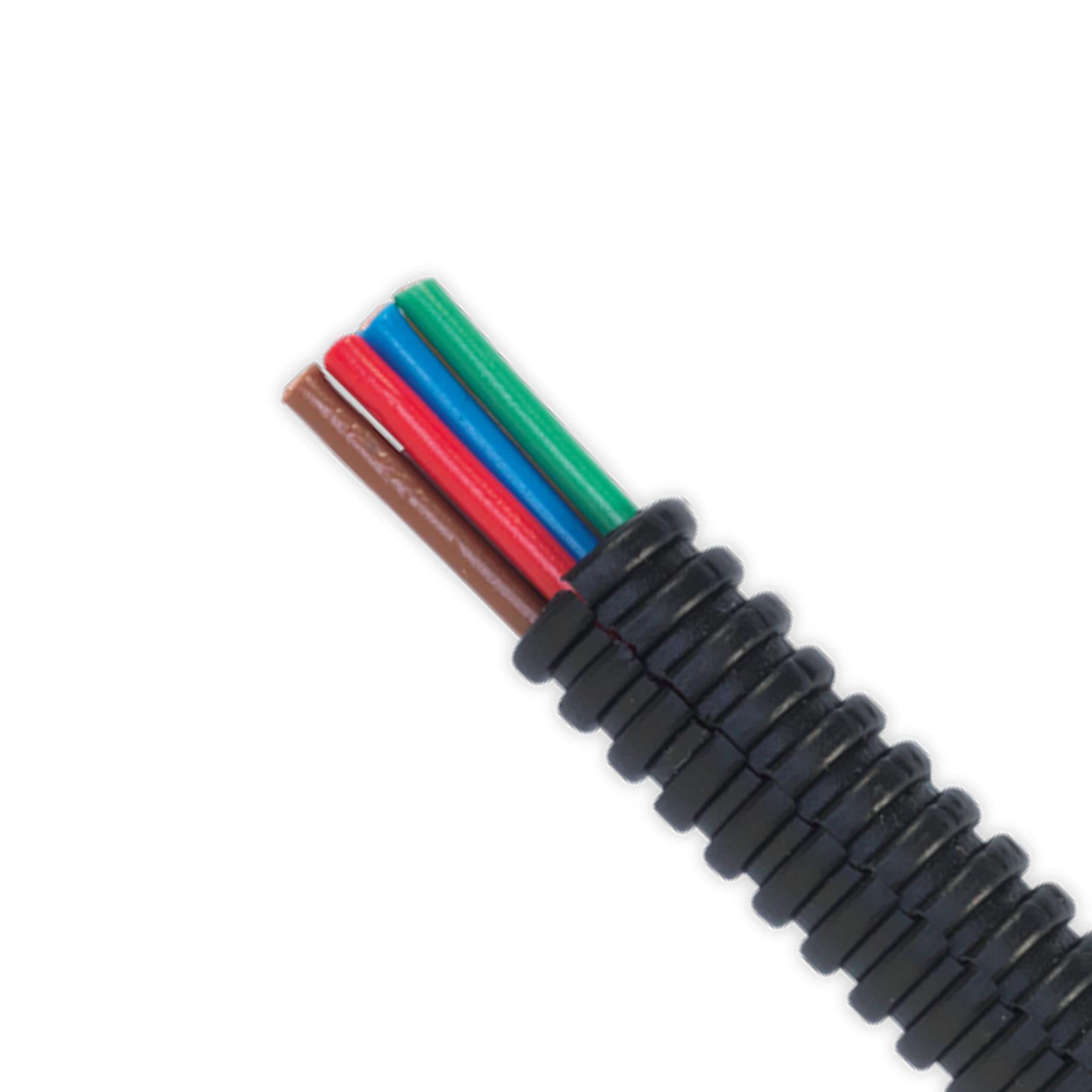 Sealey Convoluted Cable Sleeving Split �7-10mm 10m