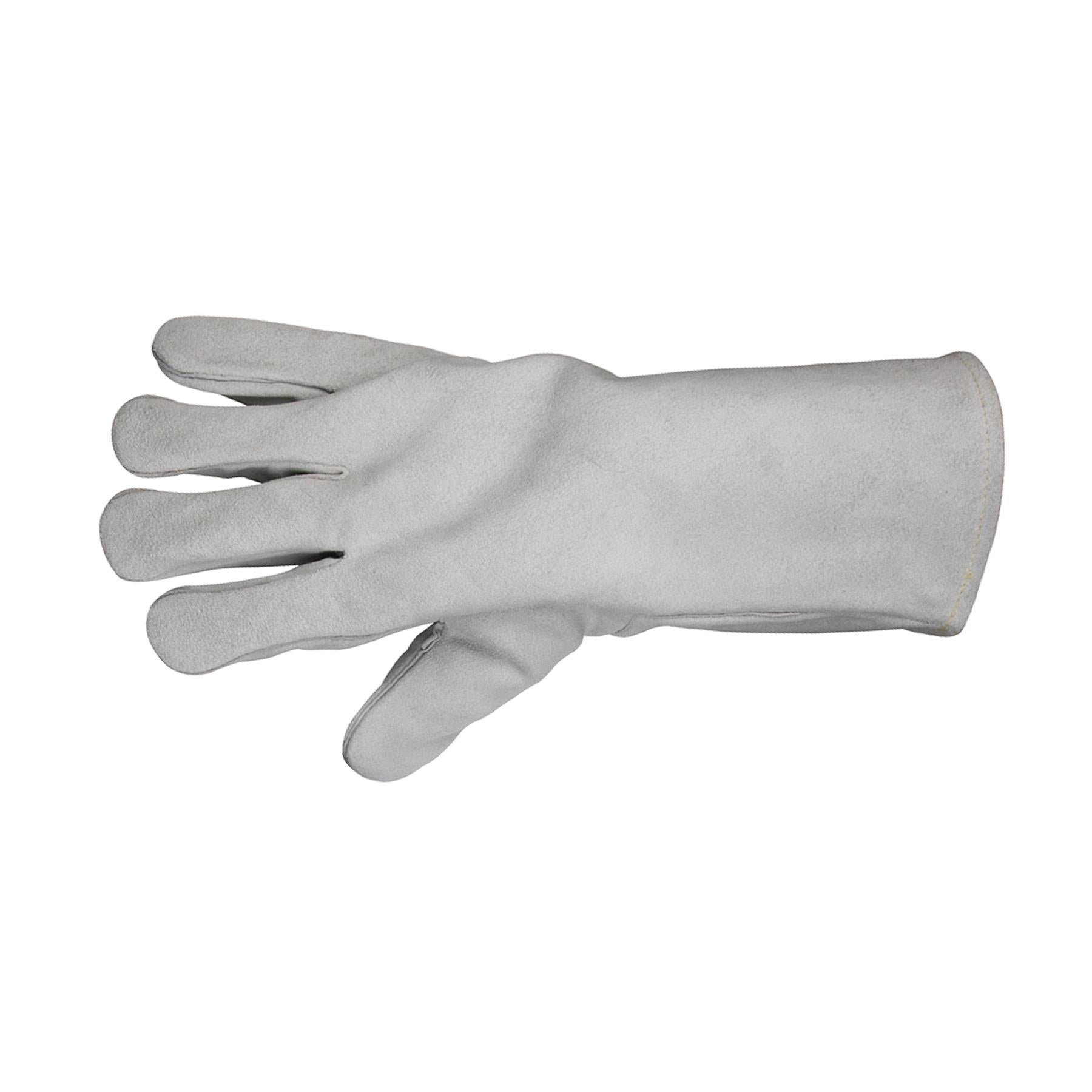 Sealey Leather Welding Gauntlets Lined Heavy-Duty - Pair