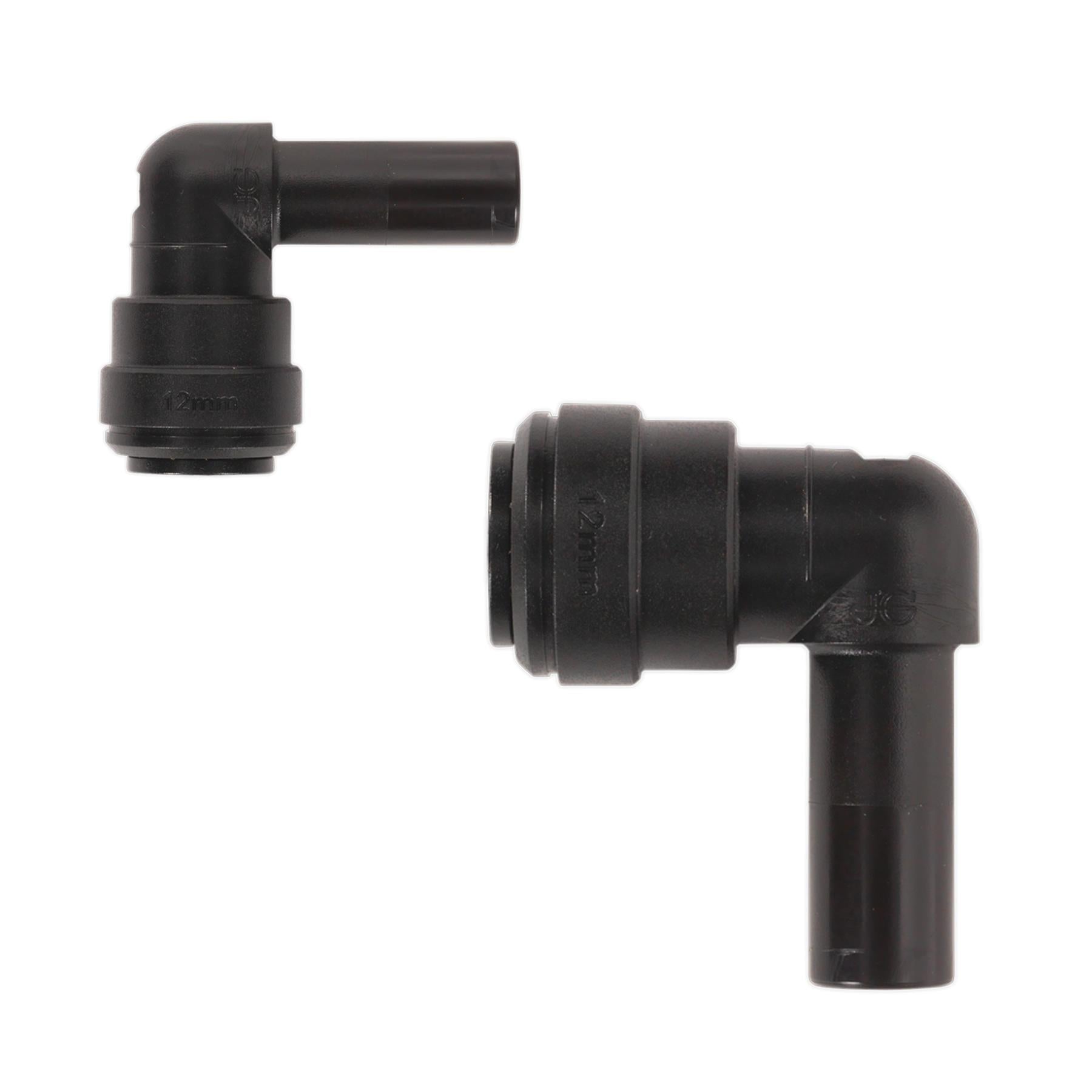Sealey Stem Elbow 12mm Pack of 5 (John Guest Speedfit - PM221212E)