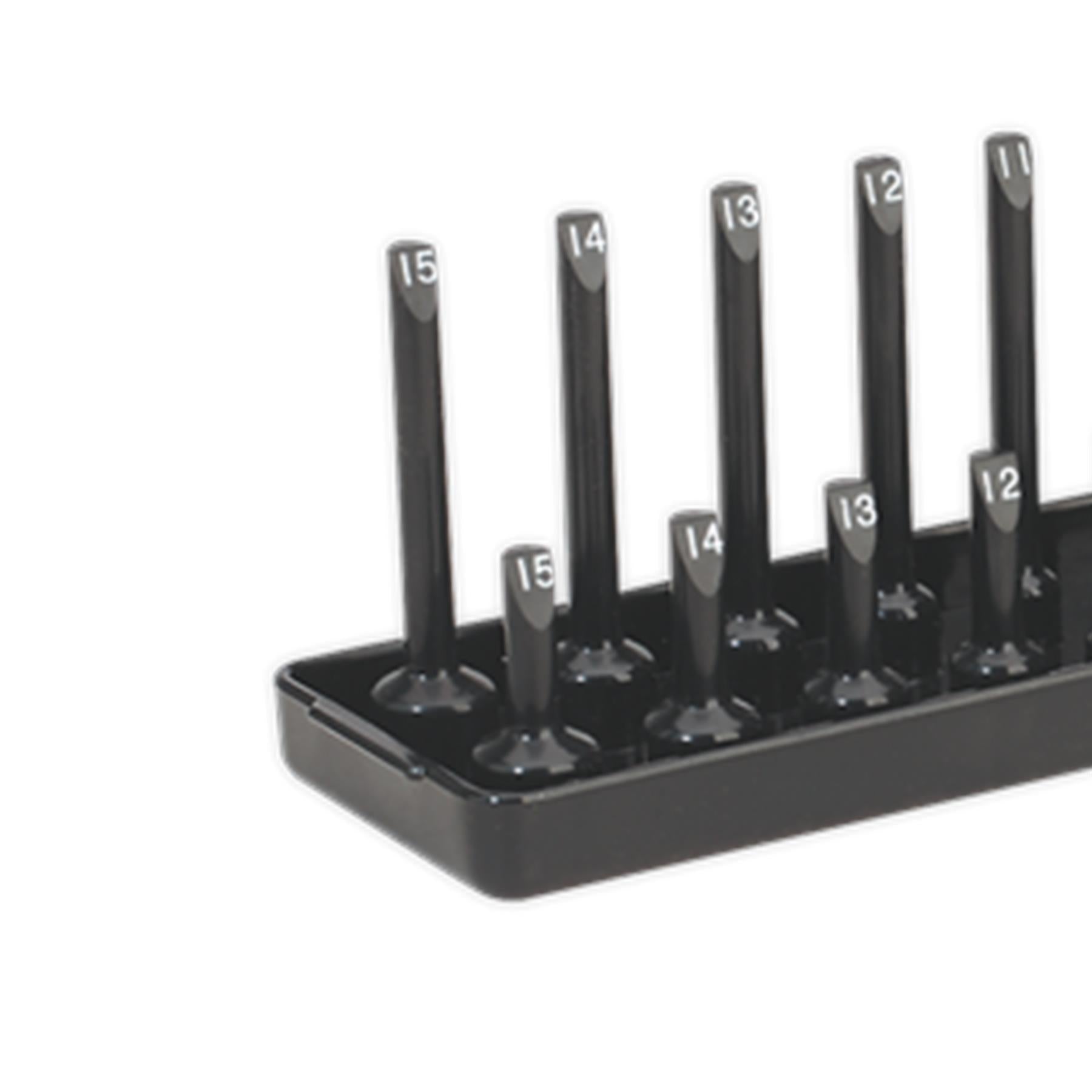 Sealey Socket Holder 1/4"Sq Drive 4-15mm