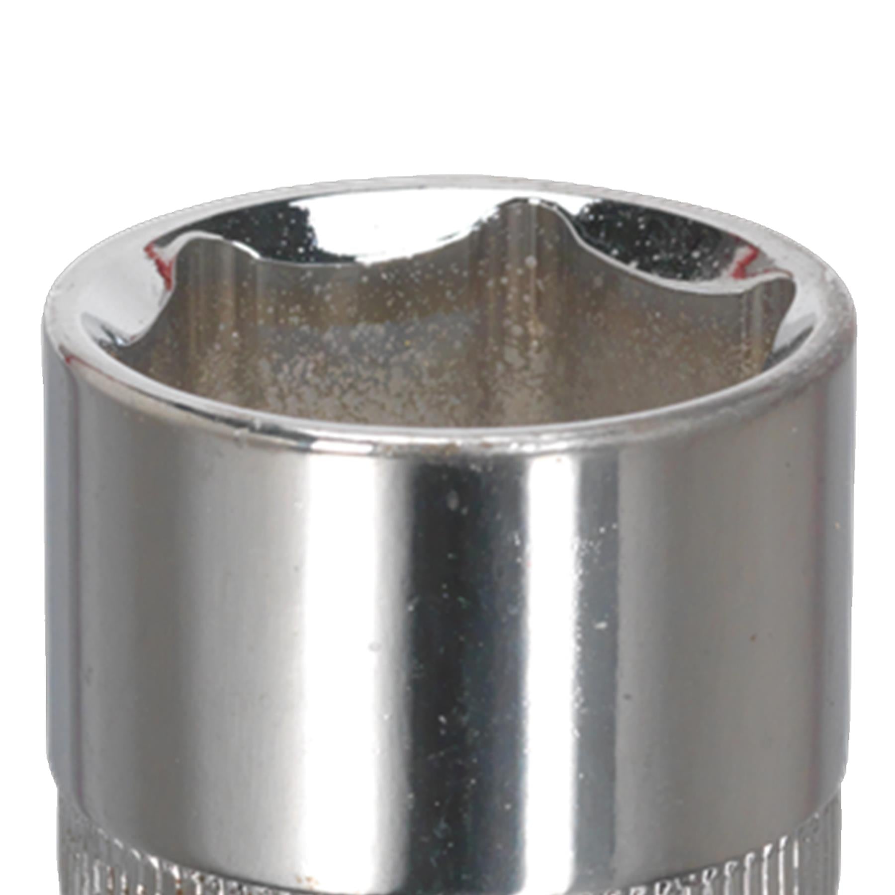 Sealey WallDrive Socket 21mm 1/2"Sq Drive Fully Polished
