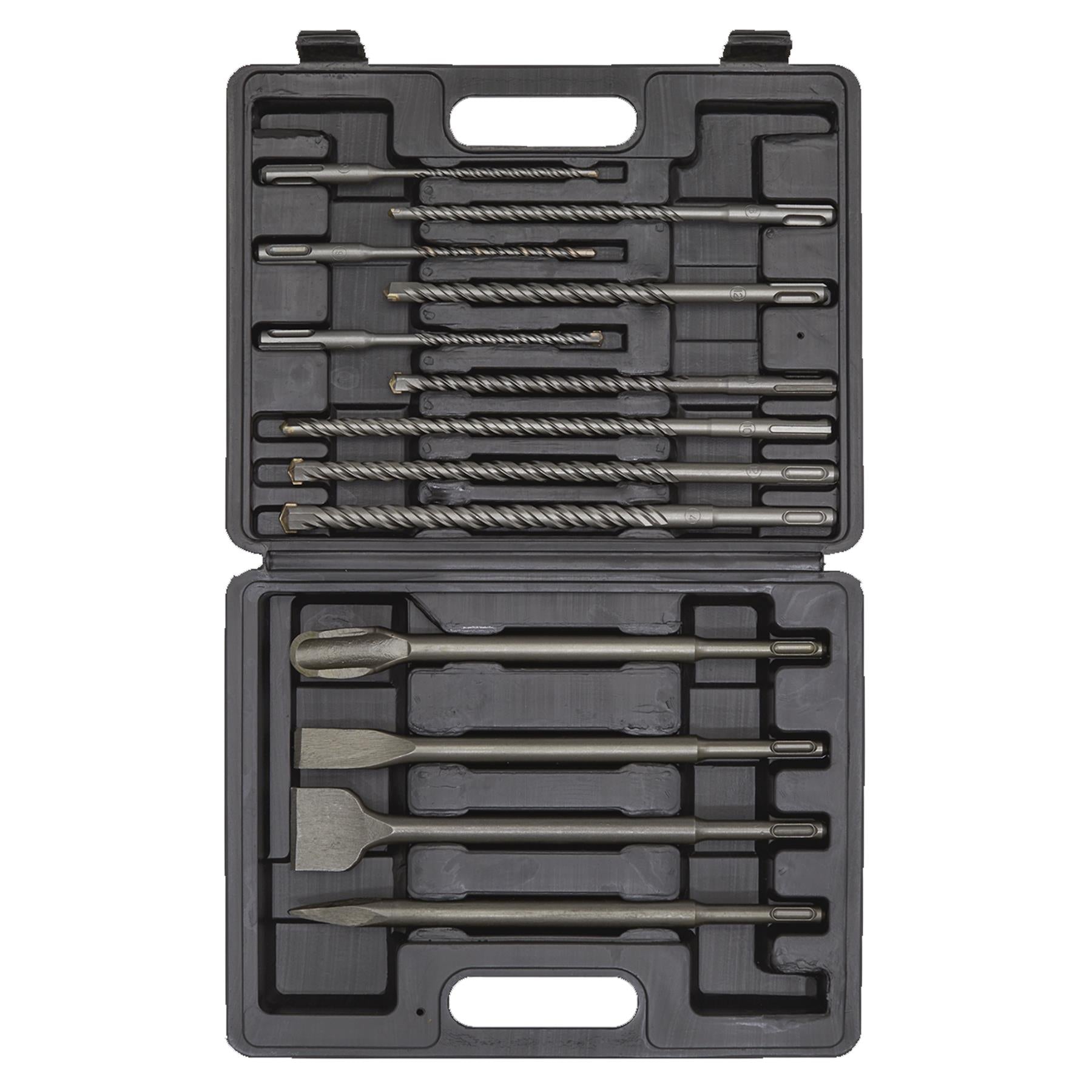 SDS Plus Drill Bit & Chisel Professional Quality Set 13Pc Sealey