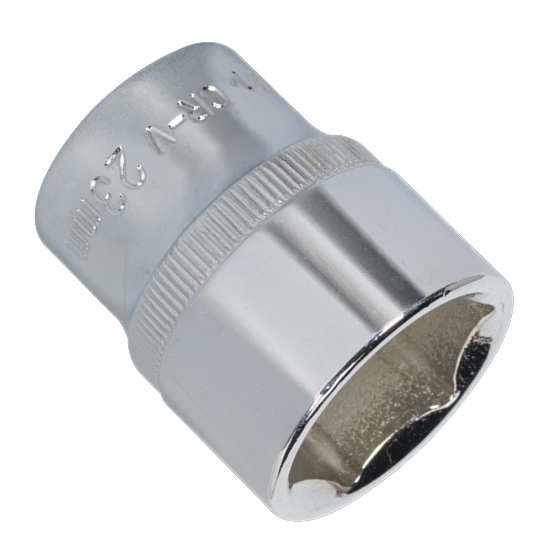Sealey WallDrive Socket 23mm 1/2"Sq Drive Fully Polished