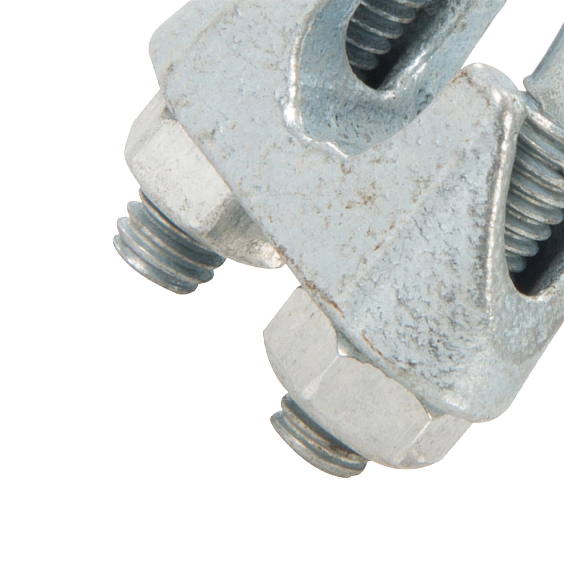 10x Wire Rope Grips Clamp M6 U Bolts Fitting Cable Cord Tie Heavy Duty Steel