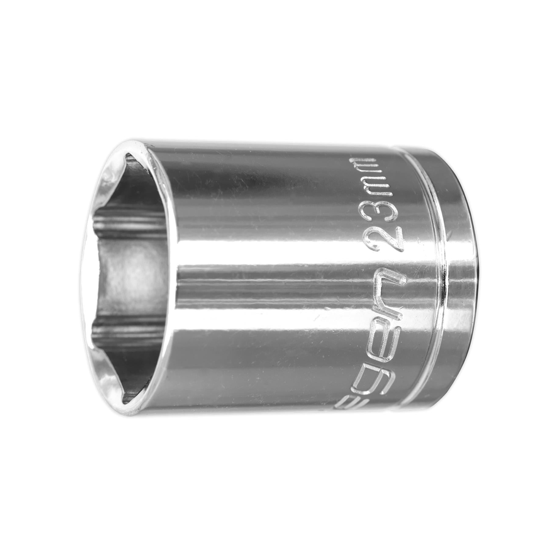 Sealey WallDrive Socket 23mm 1/2"Sq Drive