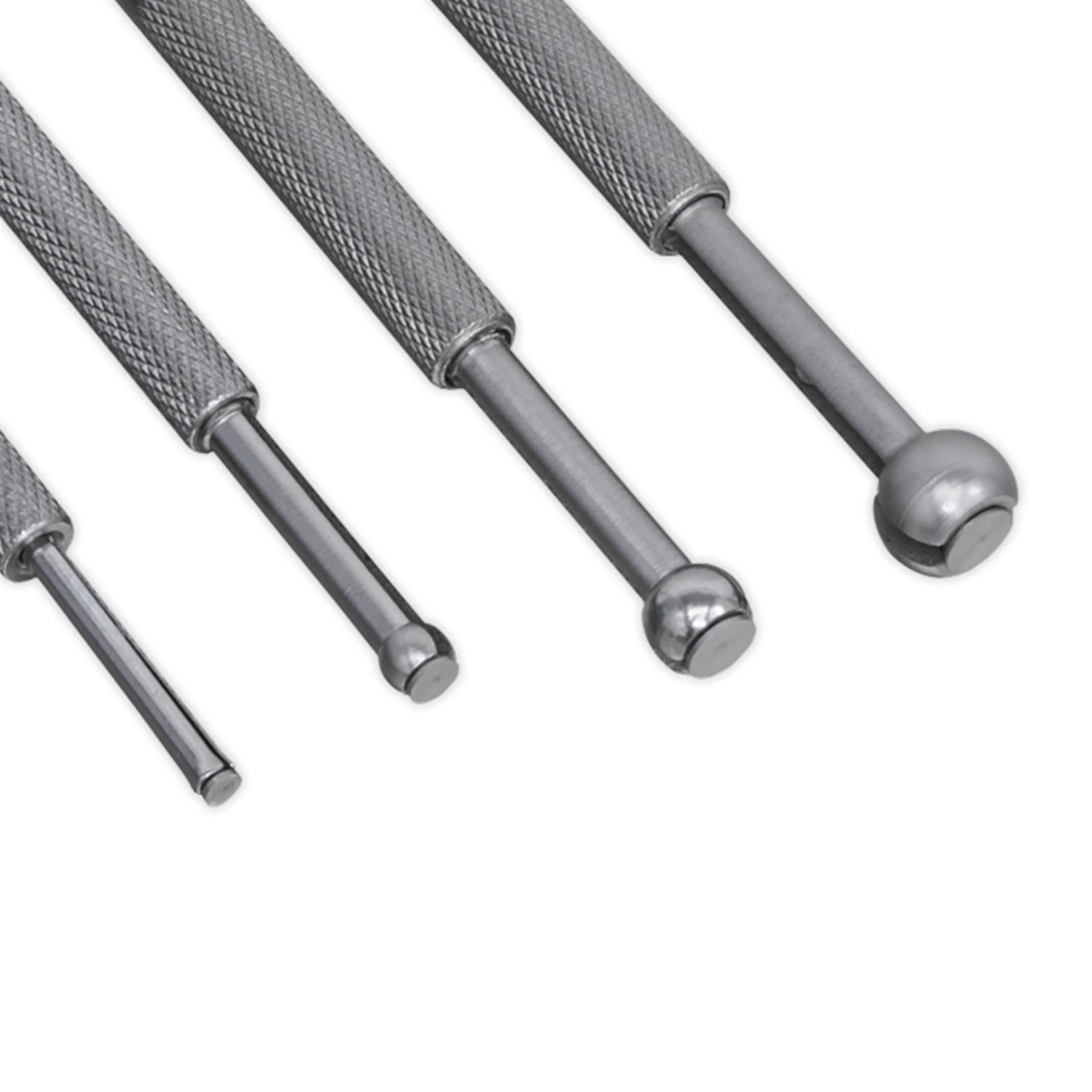 Sealey Small Hole Gauge Set With Smooth Secure Handling. 4pc