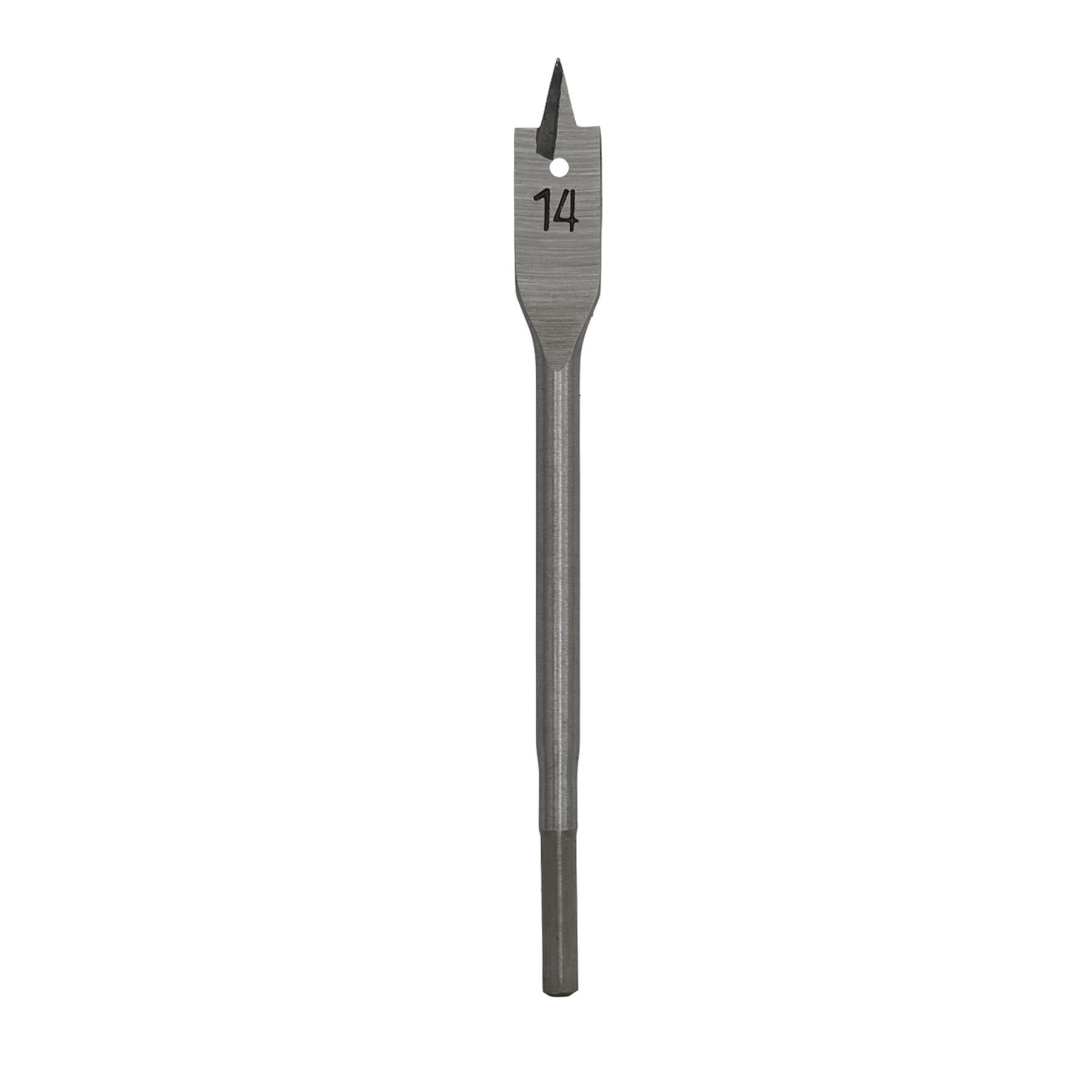 Sealey Flat Wood Bit Ø14mm x 152mm Fully Hardened