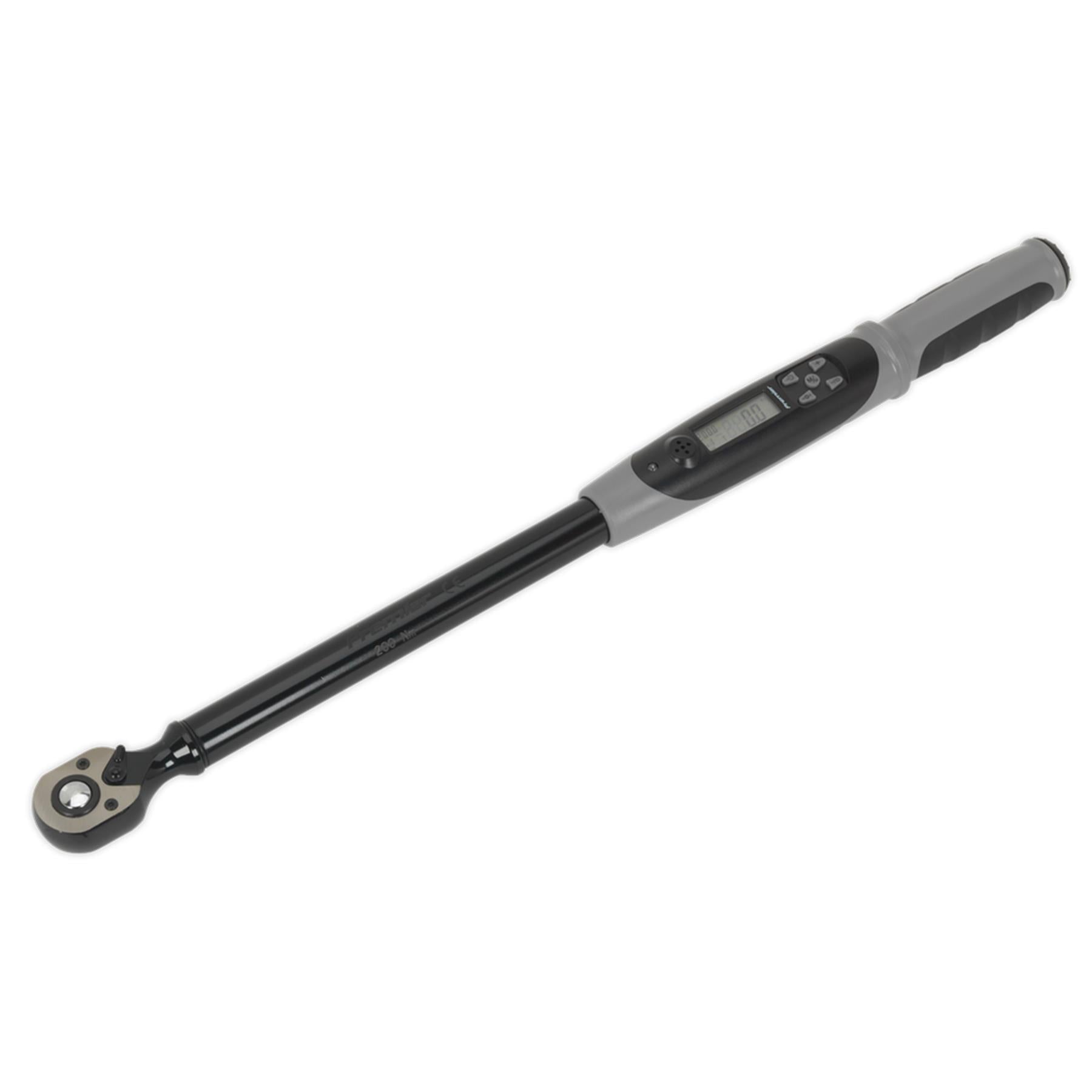 Sealey Angle Torque Wrench Digital 1/2"Sq Dr 20-200Nm Black Series