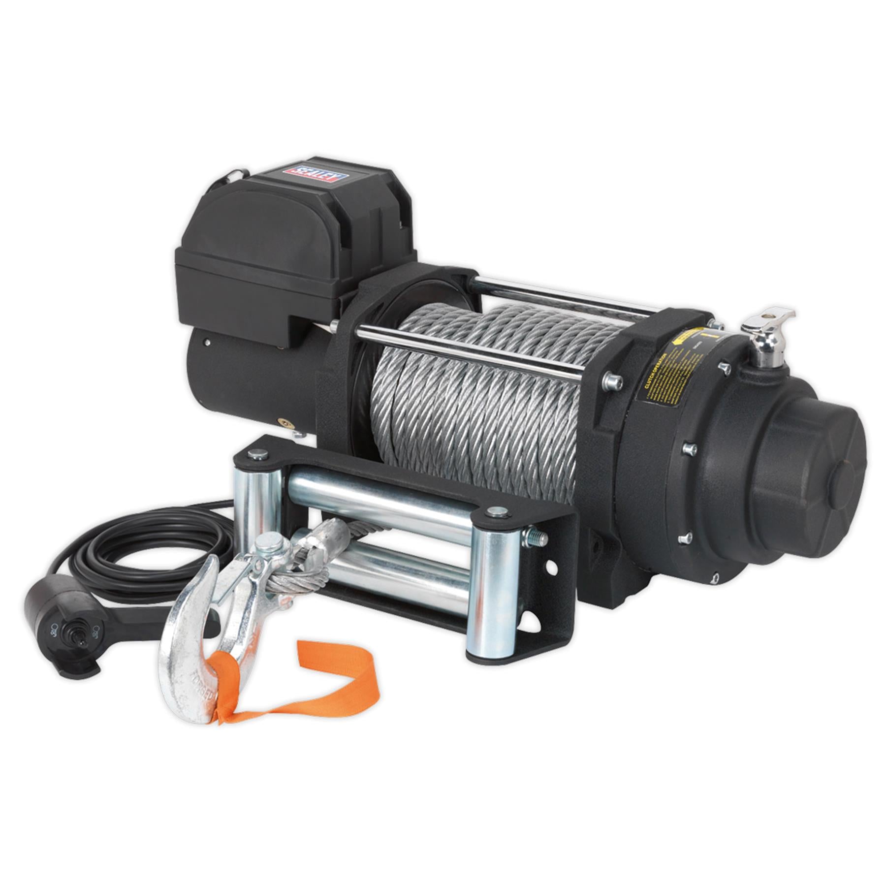 Sealey Recovery Winch 8180kg (18000lb)Line Pull 12V Industrial