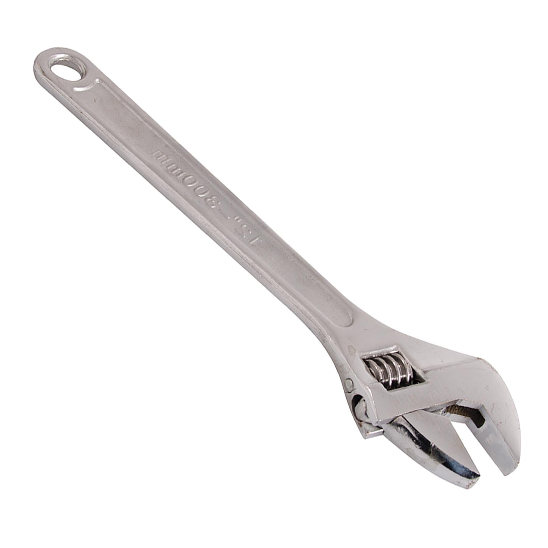 Adjustable Wrench 300mm Length - Jaw 32mm Drop-Forged Chrome Plated New