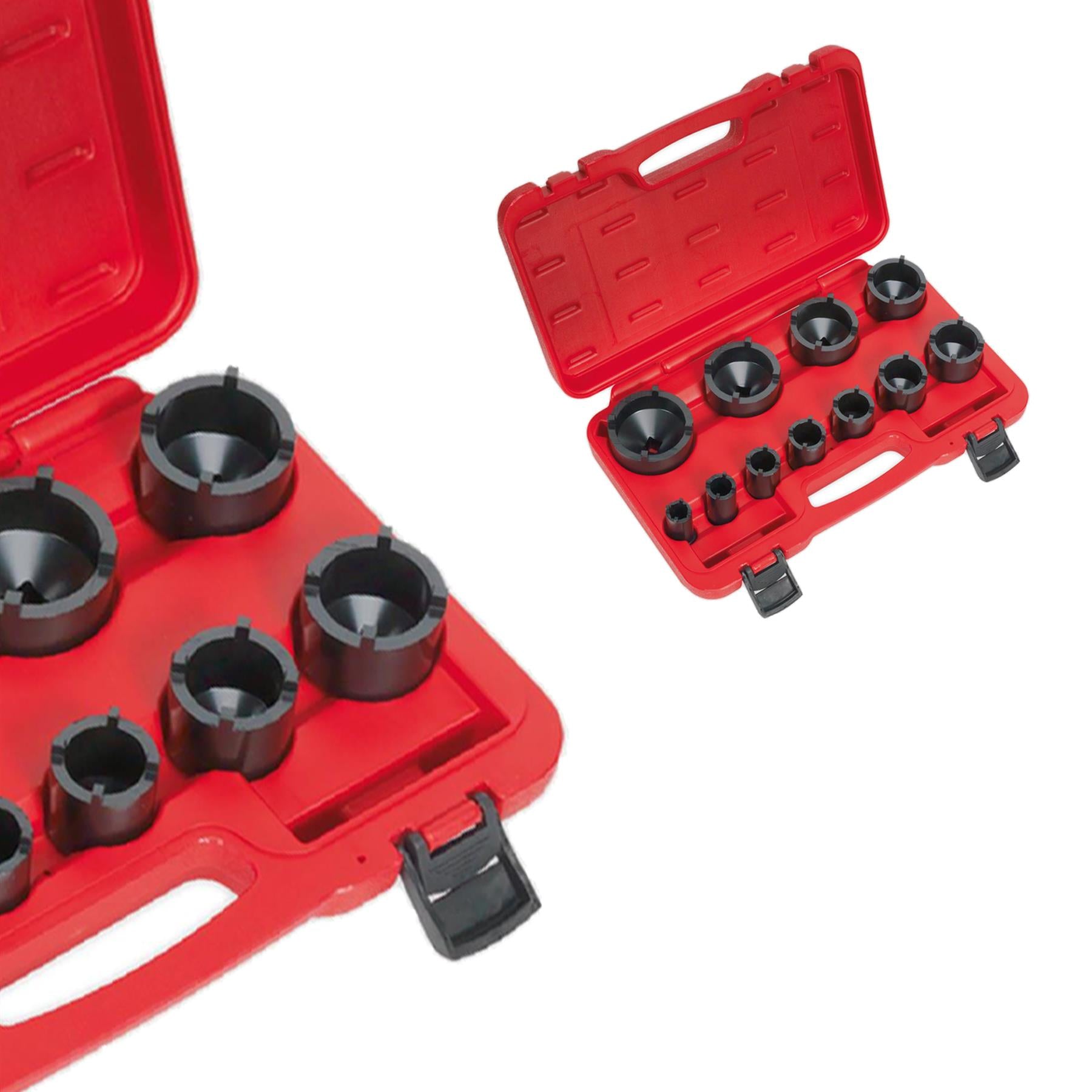 Sealey Ball Joint Socket Set 11pc 1/2"Sq Drive storage case.