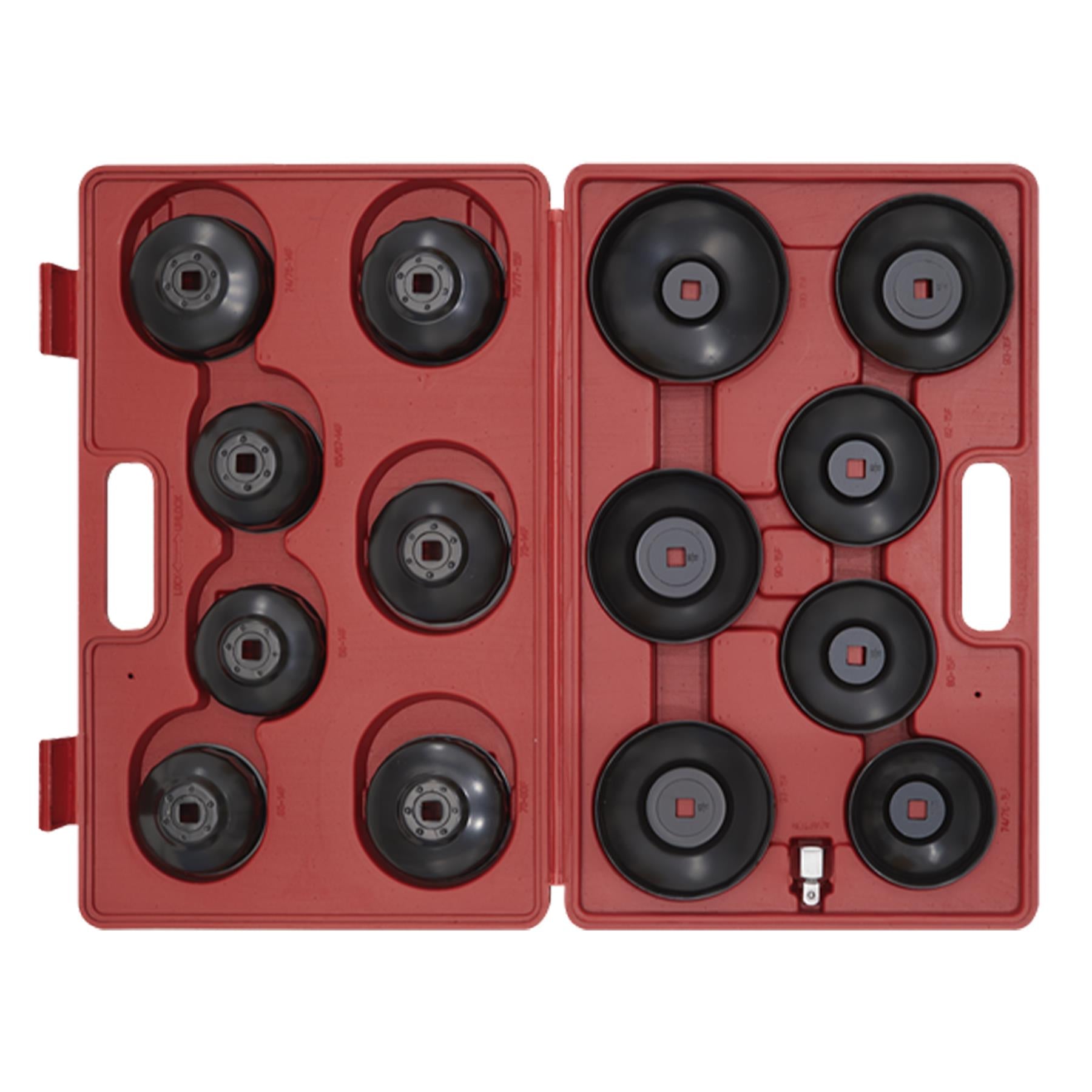 Sealey Oil Filter Cap Wrench Set 15pc