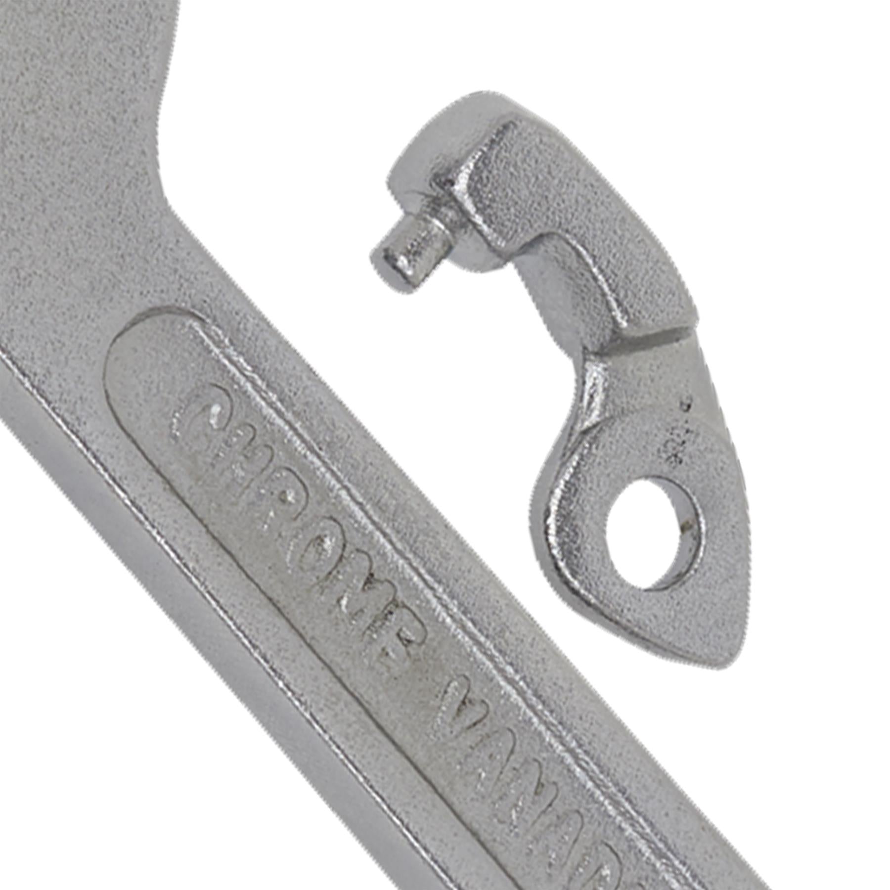 Sealey Adjustable C Spanner - Hook & Pin Wrench Set 3pc 19-51mm