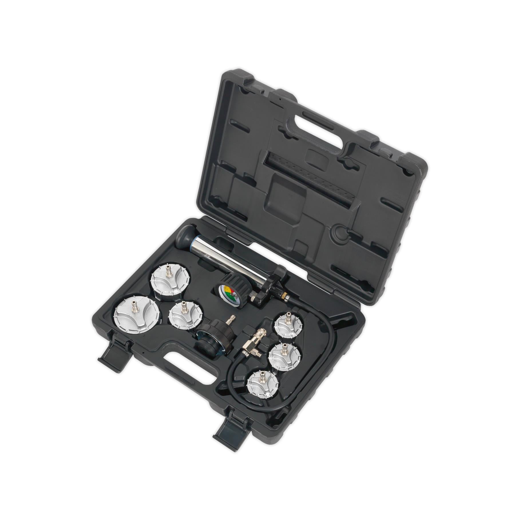 Sealey Cooling System Pressure Test Kit 7pc - Commercial