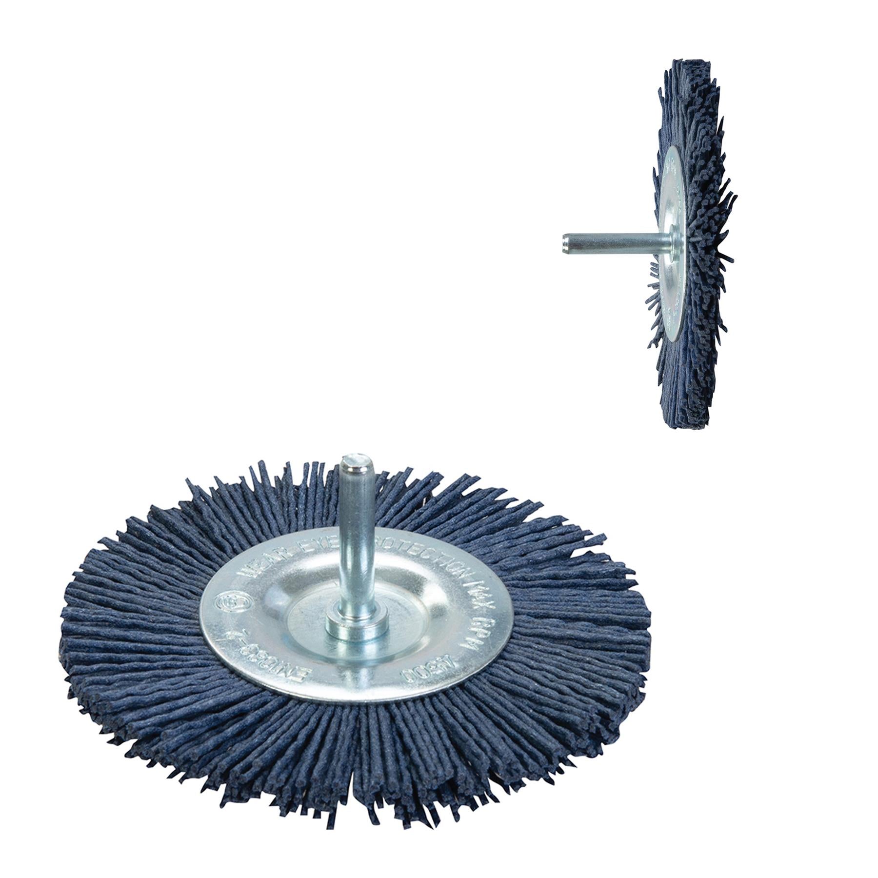 Filament Wheel 100mm Fine Abrasive Surface Prepartion Metal Wood Non Sparking