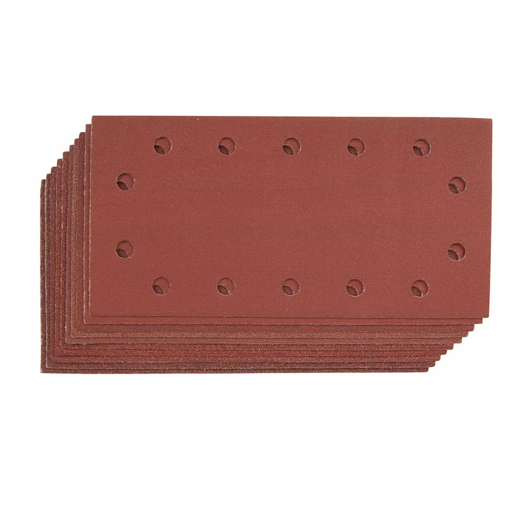 Hook & Loop 1/2 Punched Sanding Sheets 10Pk 60 80 120 240 Grit Brand New