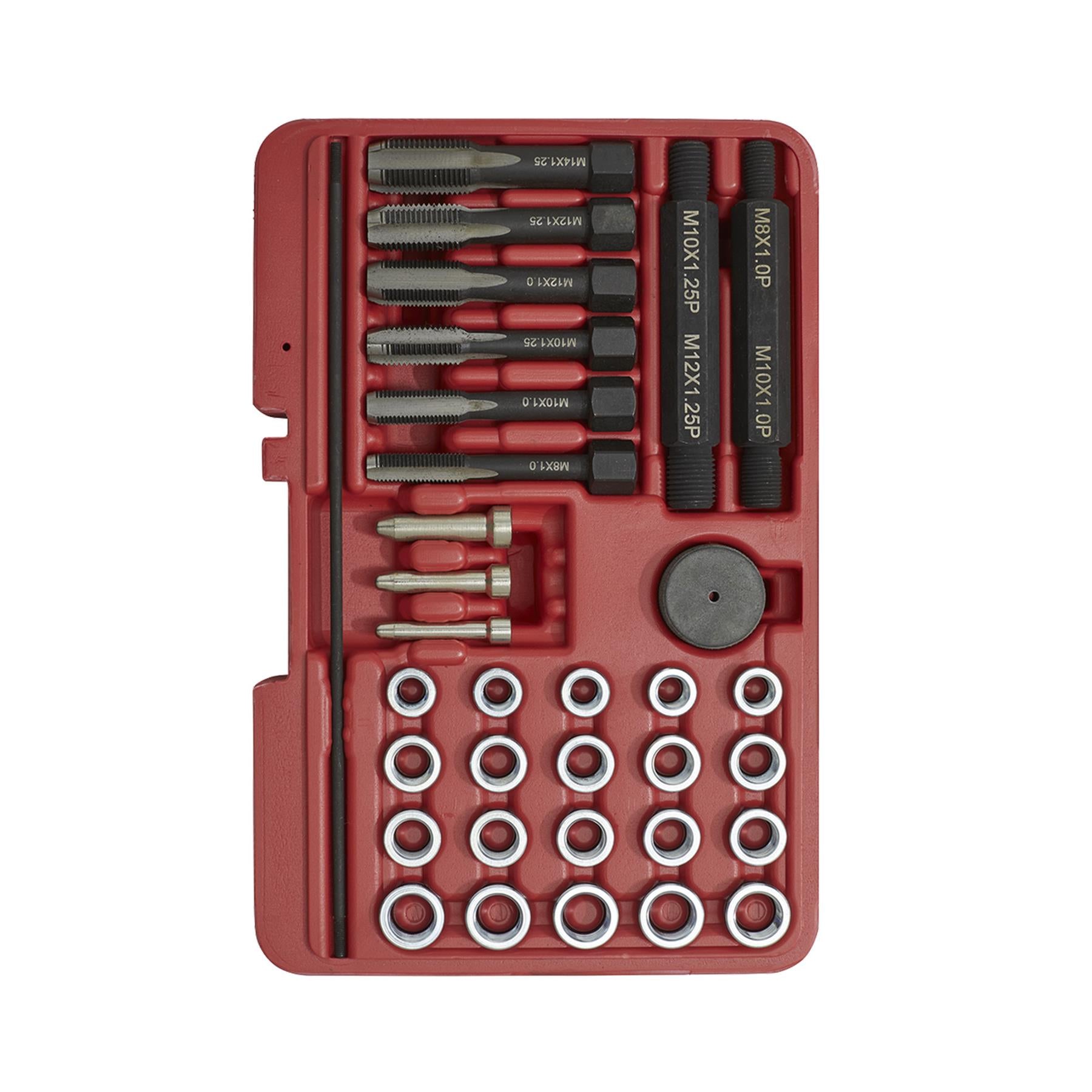 Sealey Glow Plug Thread Repair Set 33pc Fast & Effective Remedy