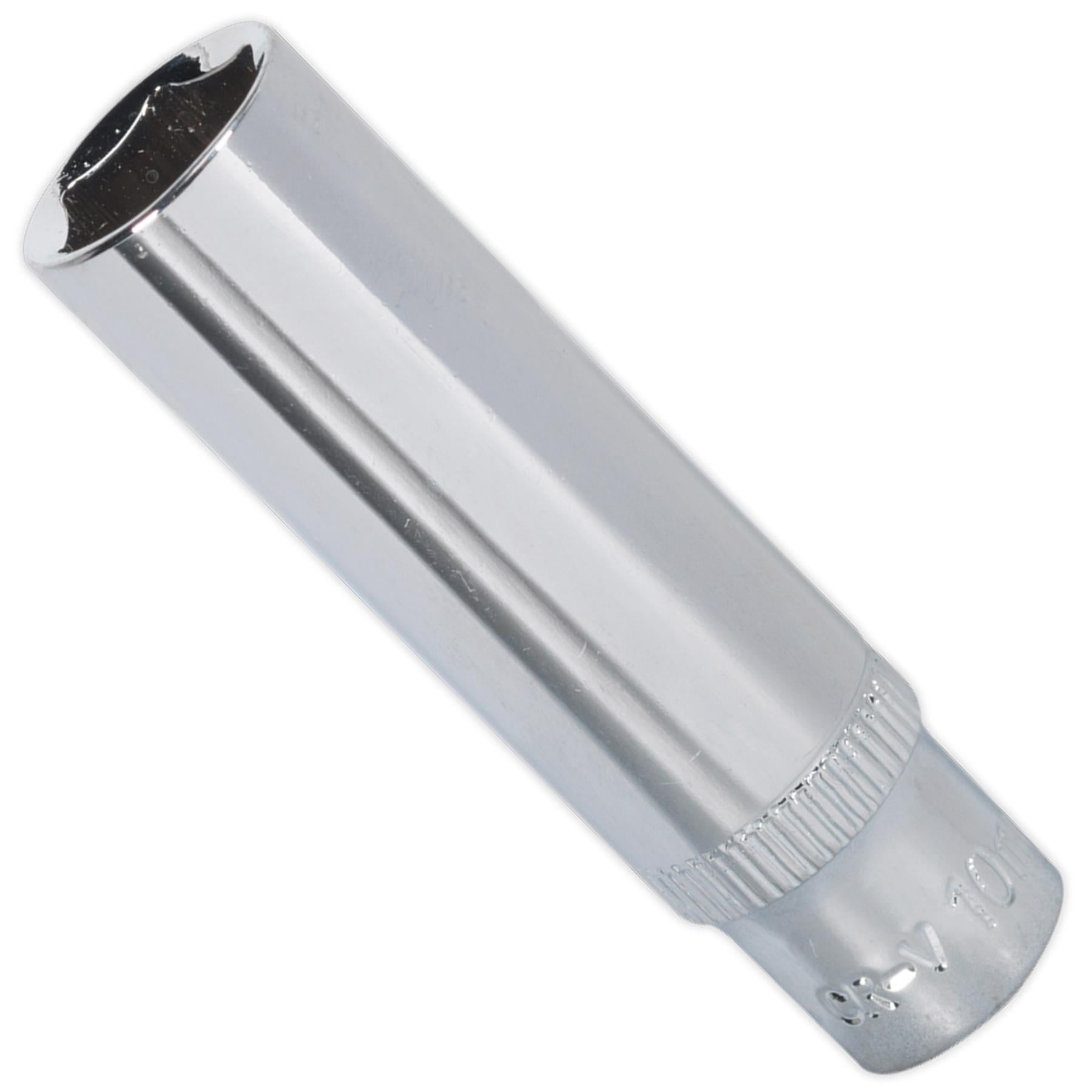 Sealey WallDrive Socket 10mm Deep 1/4" Square Drive Fully Polished Socket Set