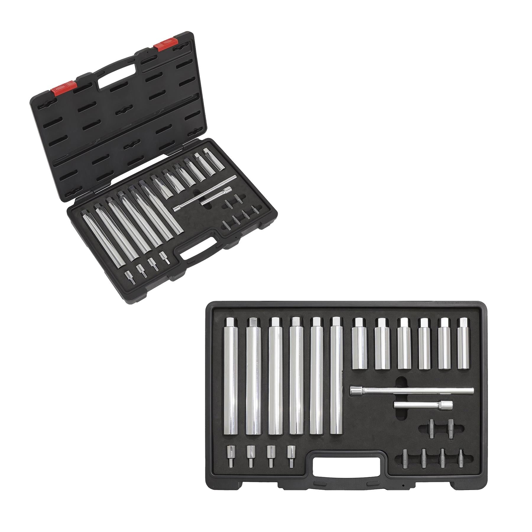 Sealey Suspension Strut Socket Set 24pc Chrome Vanadium Steel