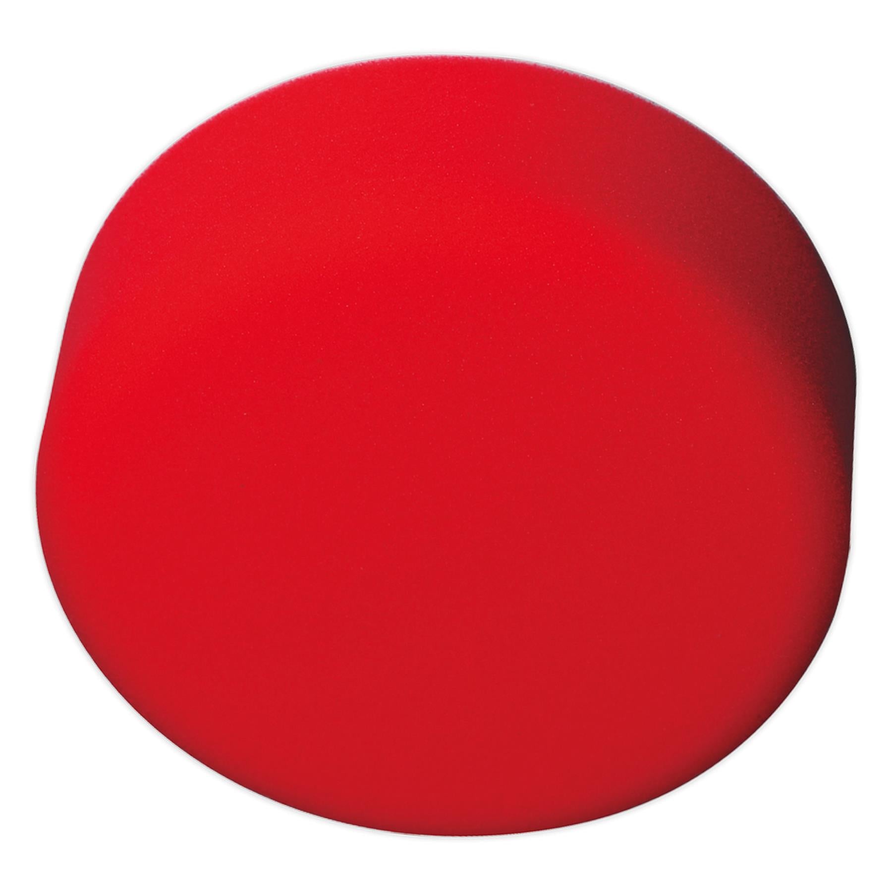 Sealey Buffing & Polishing Foam Head Hook & Loop 150x50mm Red/USoft