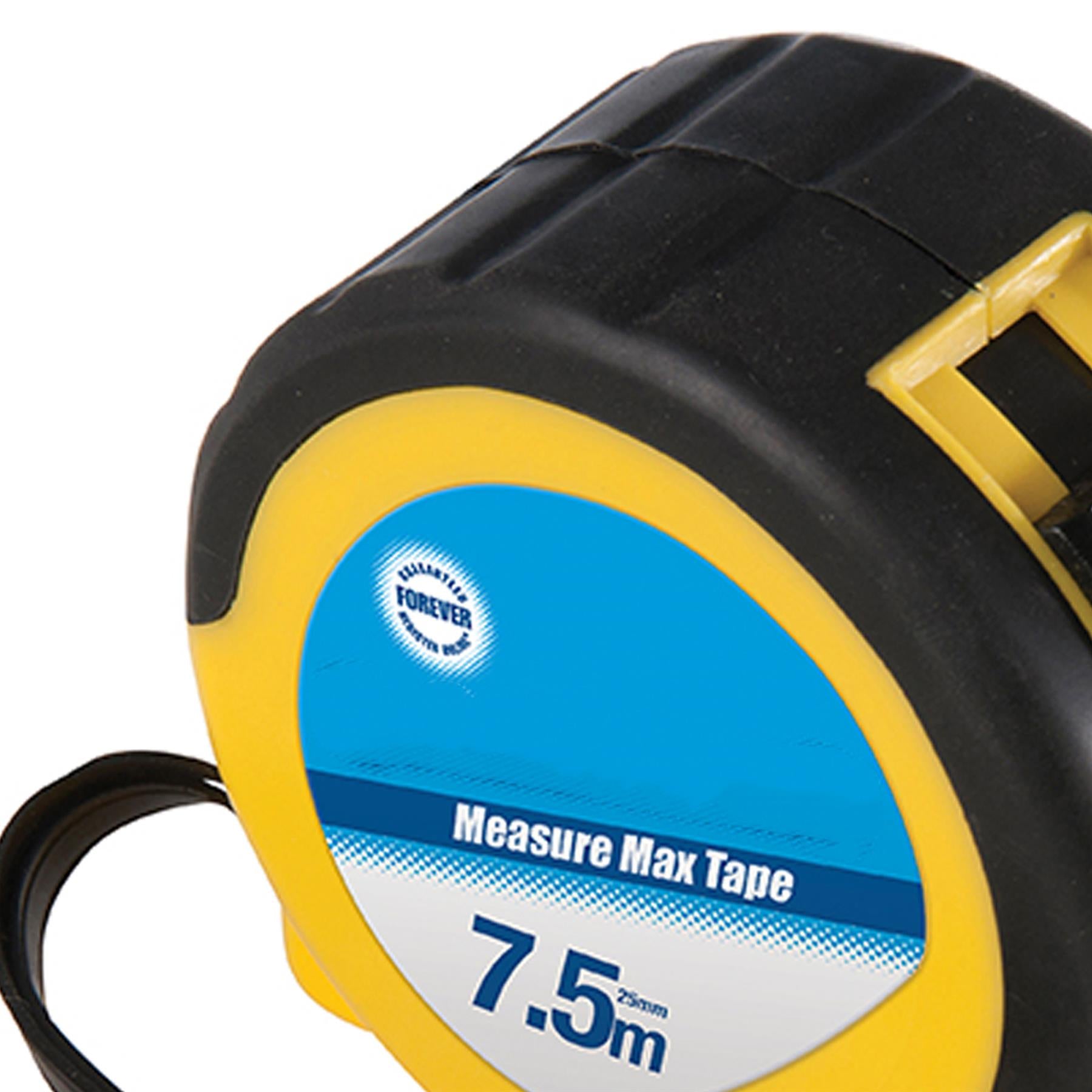 Clearance 7.5m X 25mm Features Blade Lock Tape Measure Heavy Duty