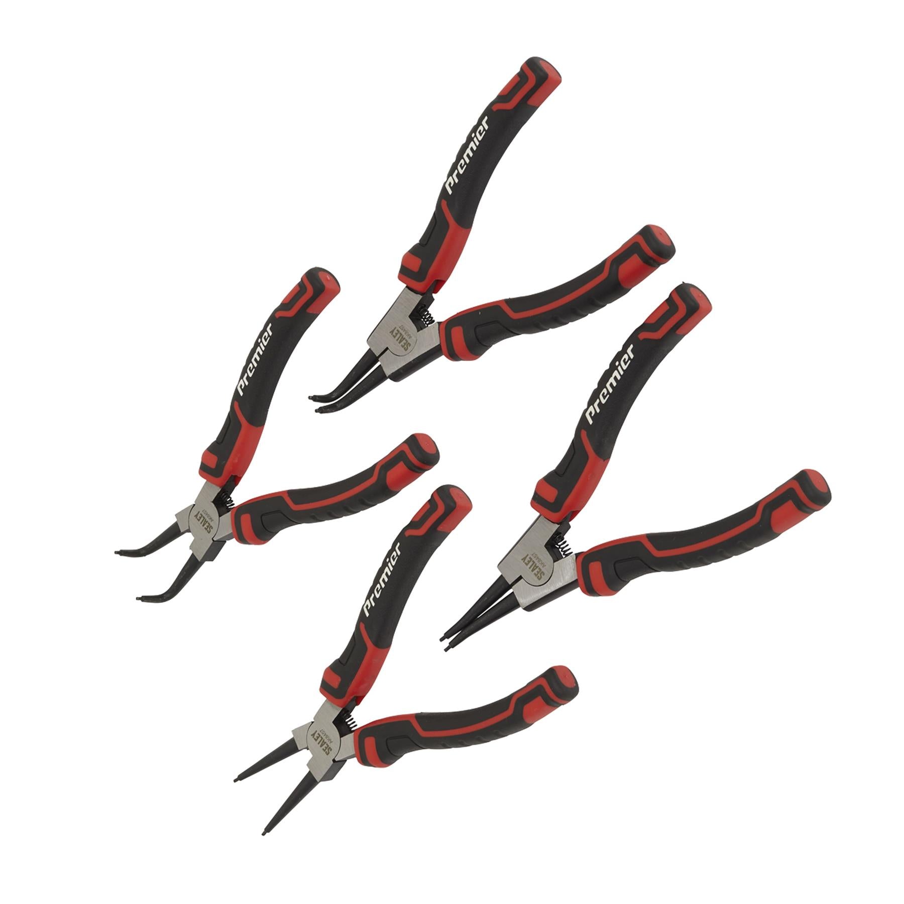 Sealey Circlip Pliers Set 4pc 180mm