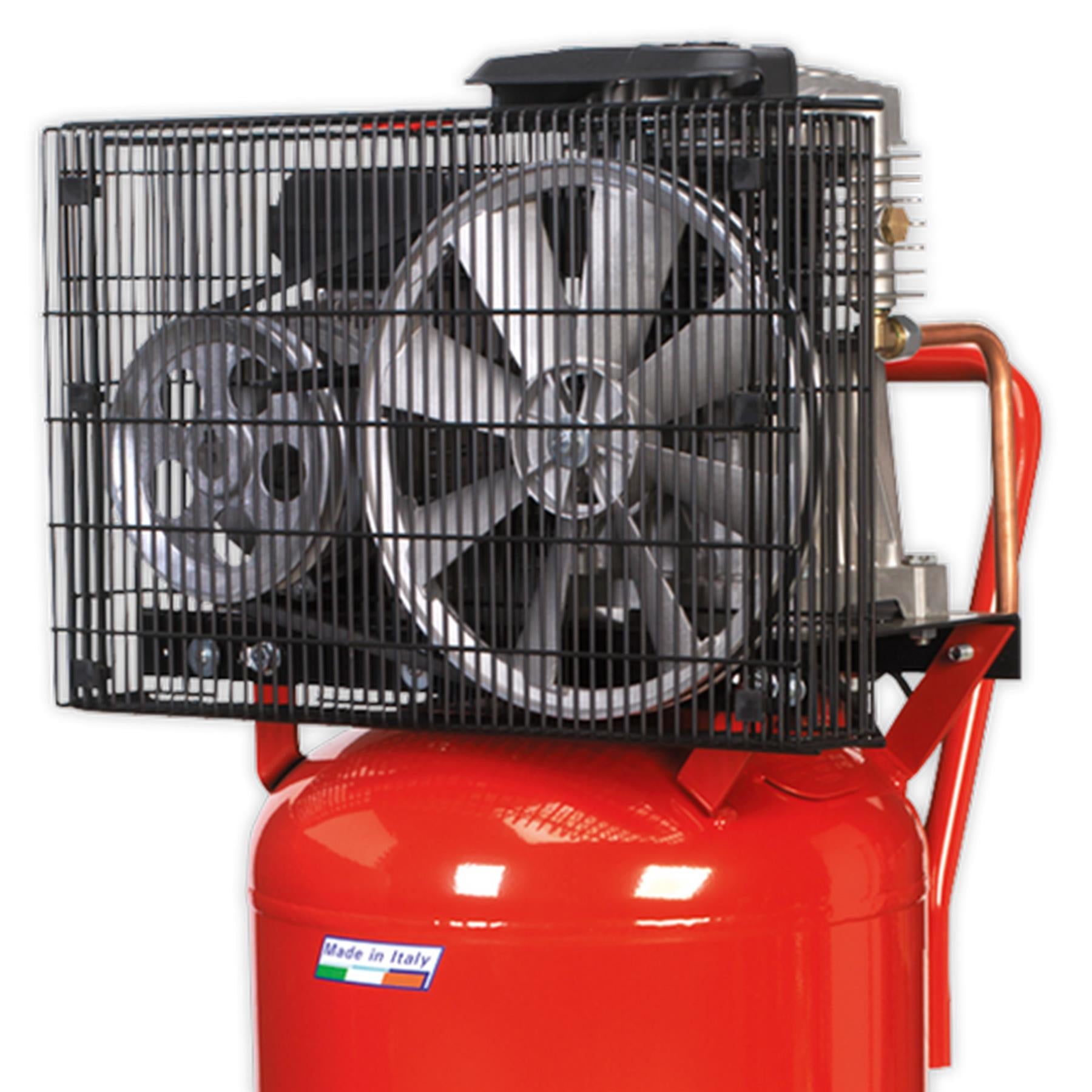 Sealey Compressor 90L Vertical Belt Drive 3hp