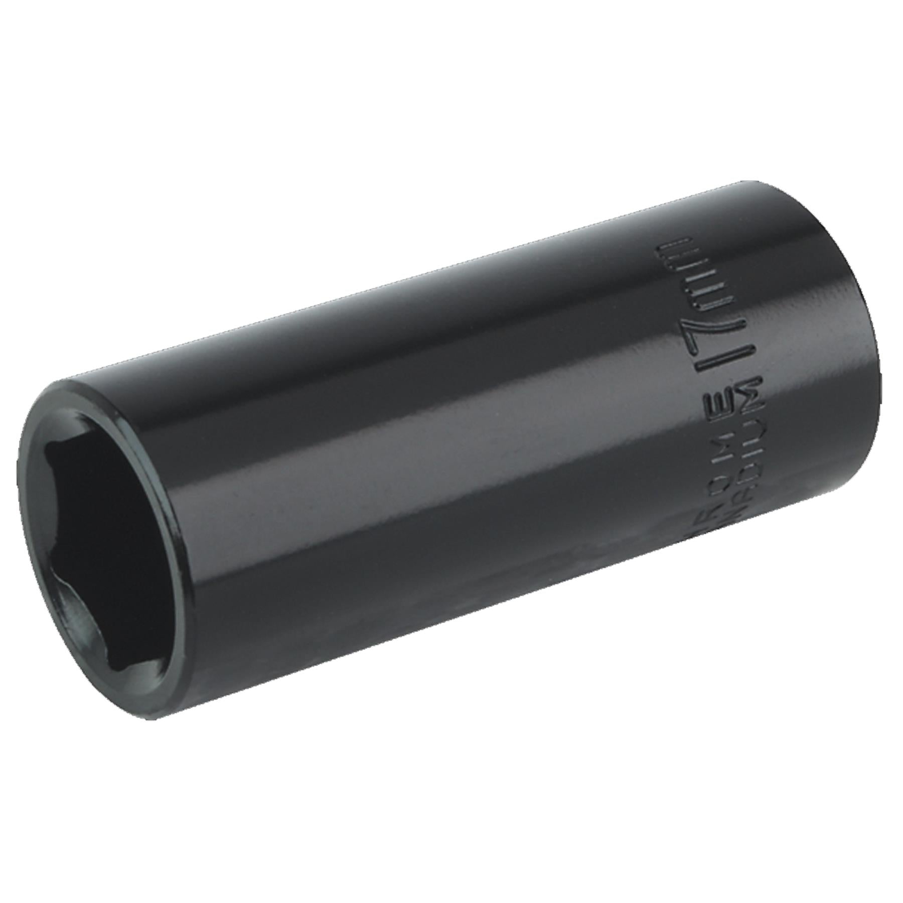 Sealey Impact Socket 17mm Deep 3/8"Sq Drive Chrome Vanadium