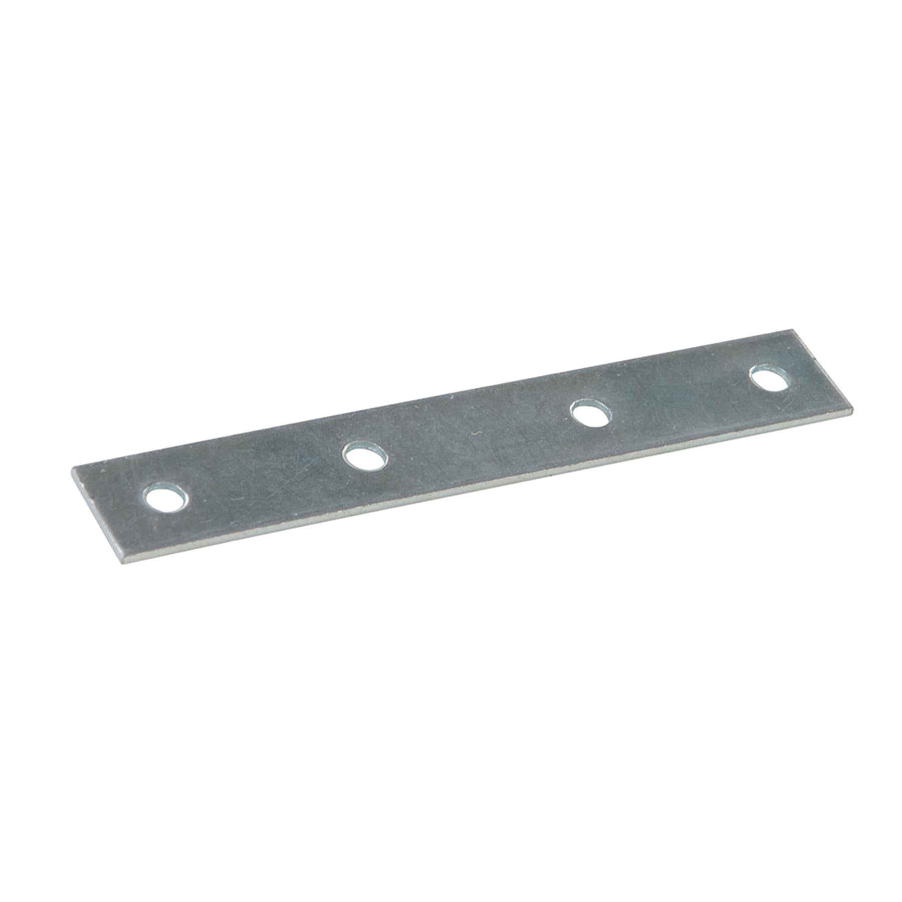 10x Mending Plates Zinc Plated With Offset Fixing Holes For Timber Repair 100mm