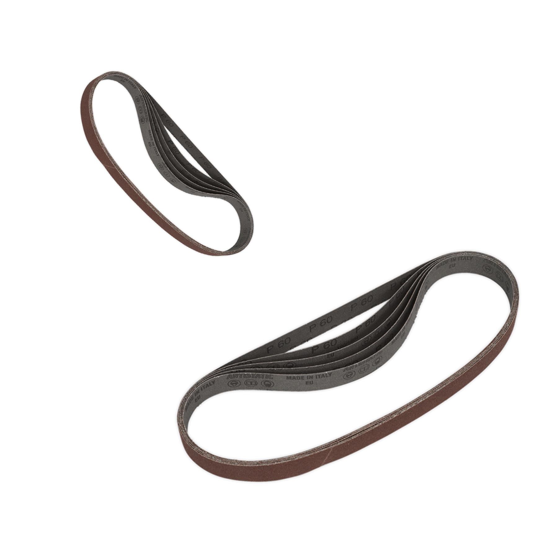 Sealey Sanding Belt 25 x 762mm 60Grit Pack of 5