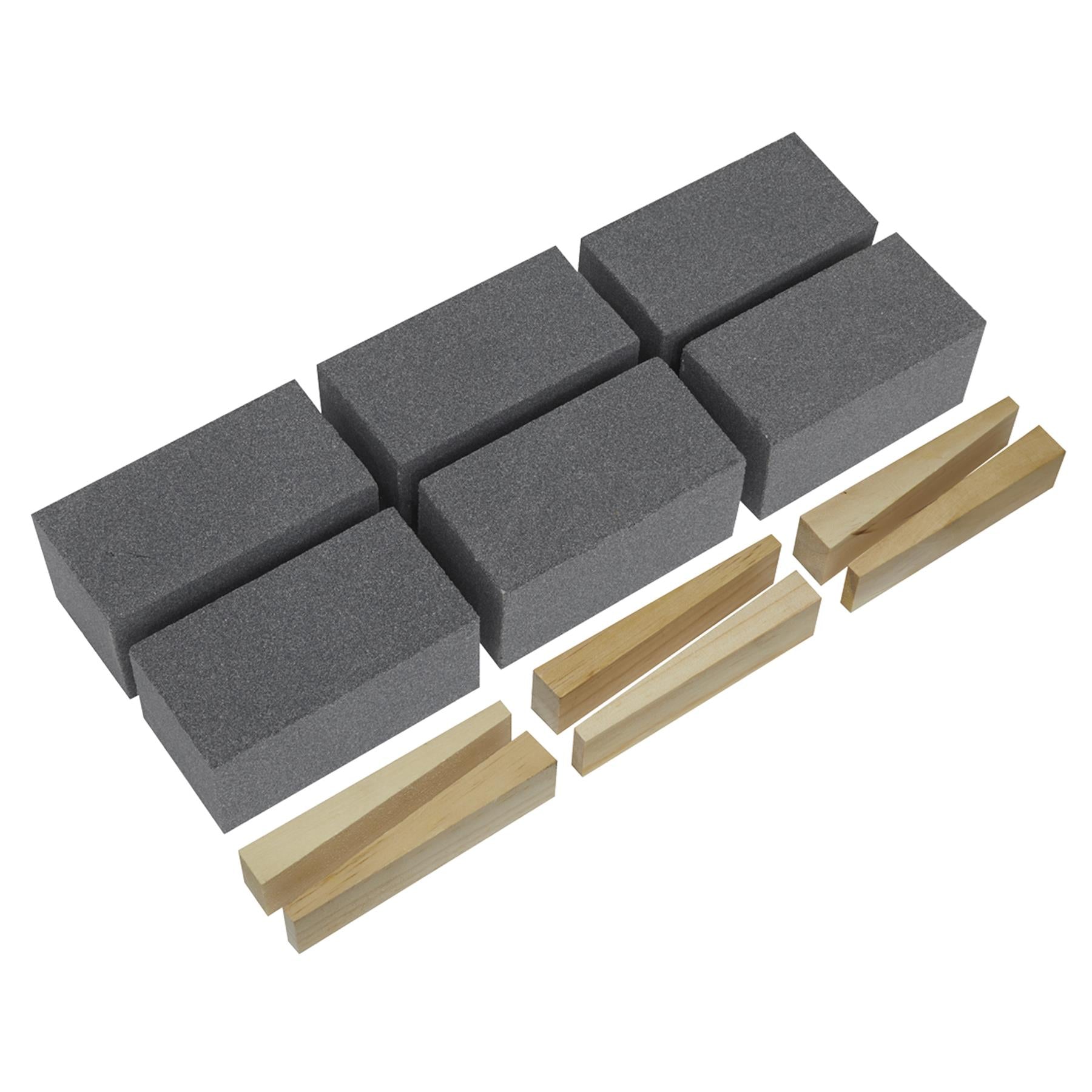 Sealey Floor Grinding Block 50 x 50 x 100mm 60Grit Pack of 6