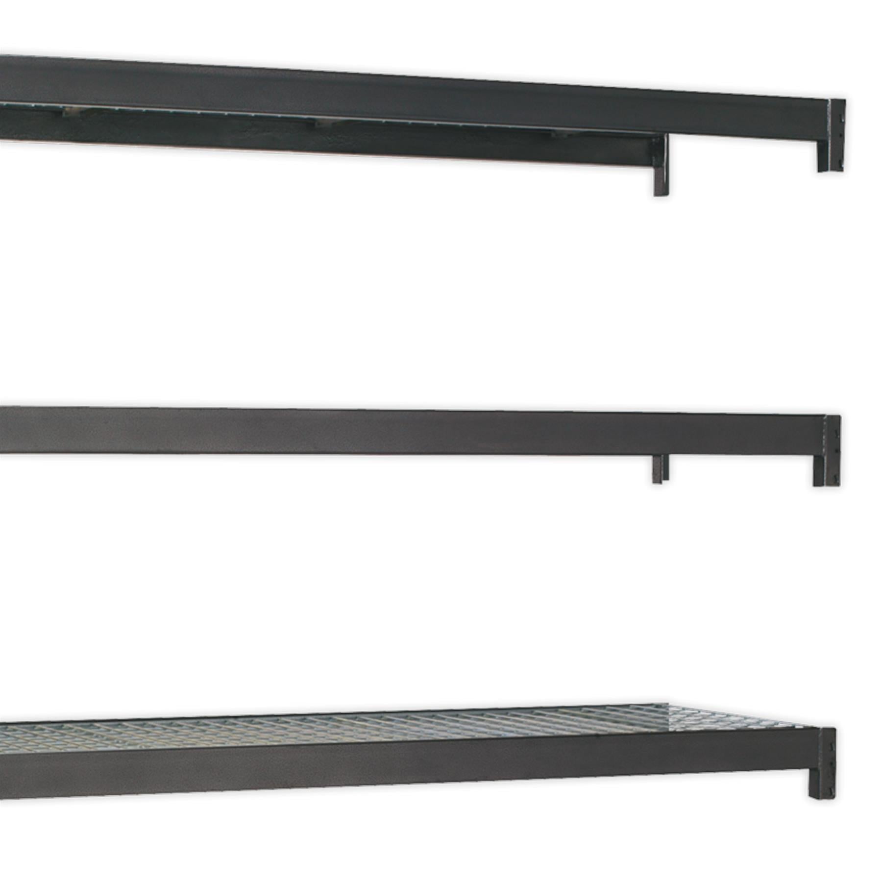 Sealey HD Racking Extension 4 Mesh Shelves 640kg Capacity/Level