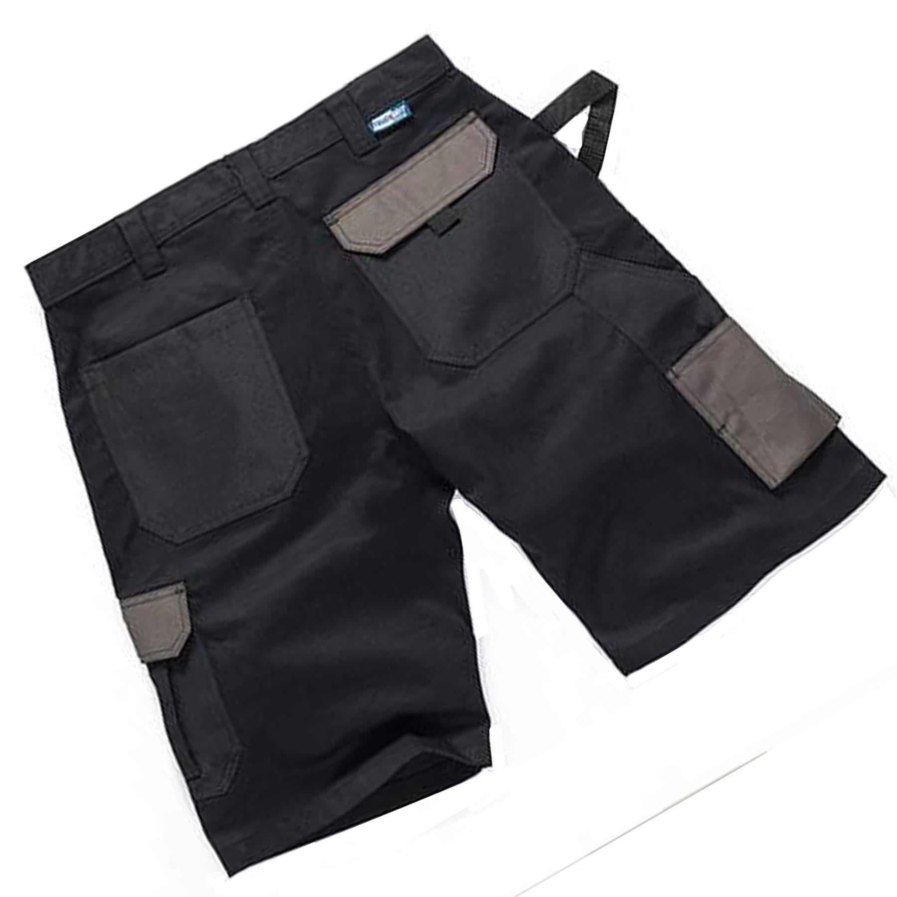 Tough Grit Holster Work Shorts Trade Flex Holster Shorts Black 40"W