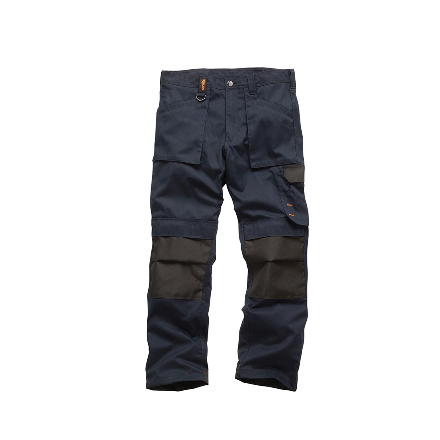 Scruffs Worker Trousers | Trade Hard Wearing Work Trousers NAVY (36R)