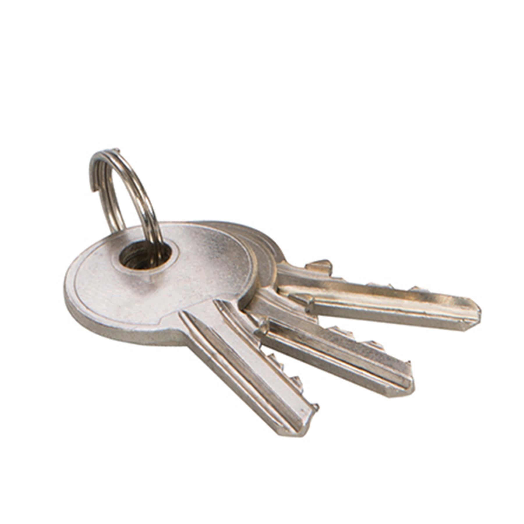 Stainless Steel Security Disc Padlock 90mm 3 Keys Hardened Steel Shackle