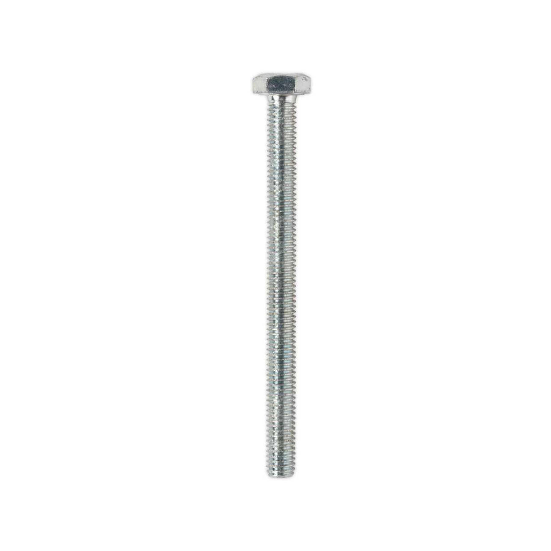 Sealey HT Setscrew M6 x 75mm 8.8 Zinc Pack of 50