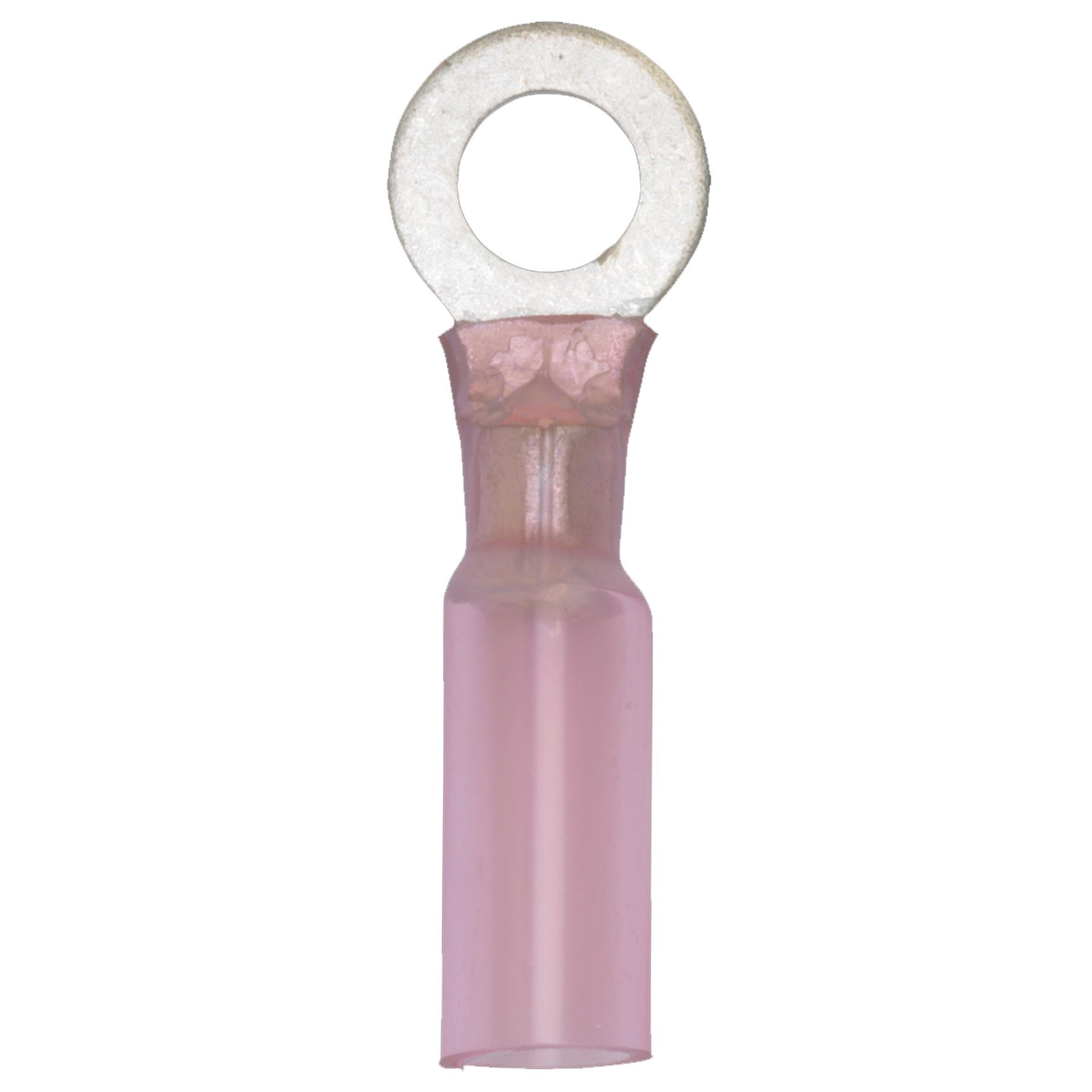 Sealey Heat Shrink Ring Terminal 6.4mm Red Pack of 25