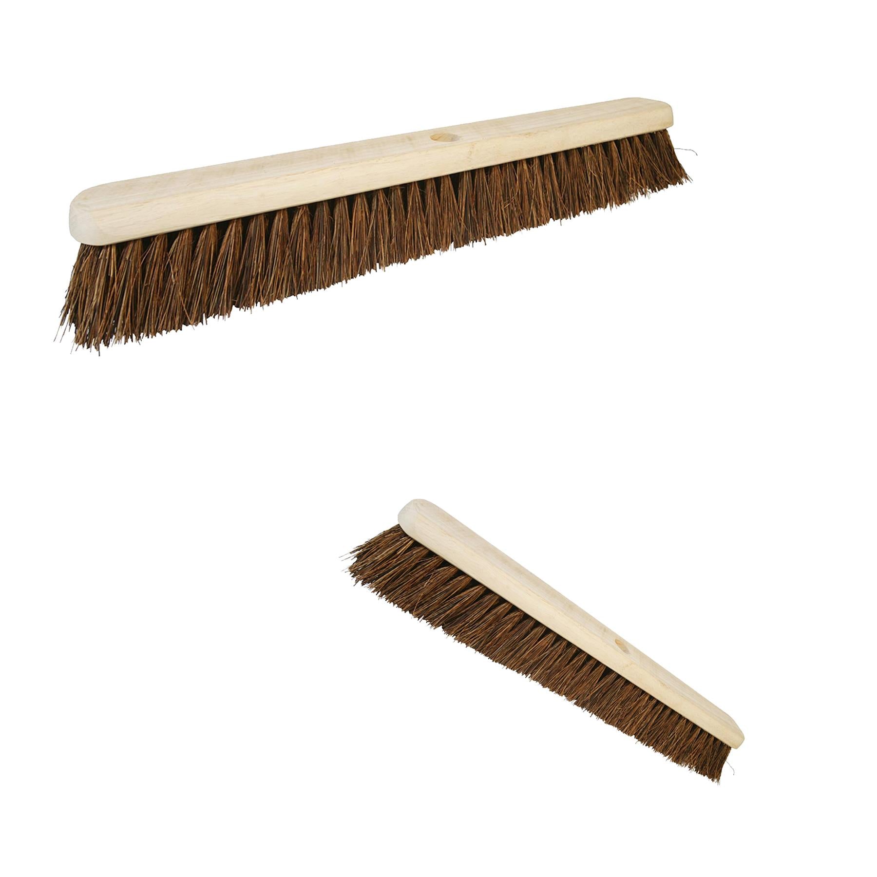 BRUSH BRUSHES BROOM BROOMS HEAD HEADS STIFF COCO BRISTLES SIZES 24"