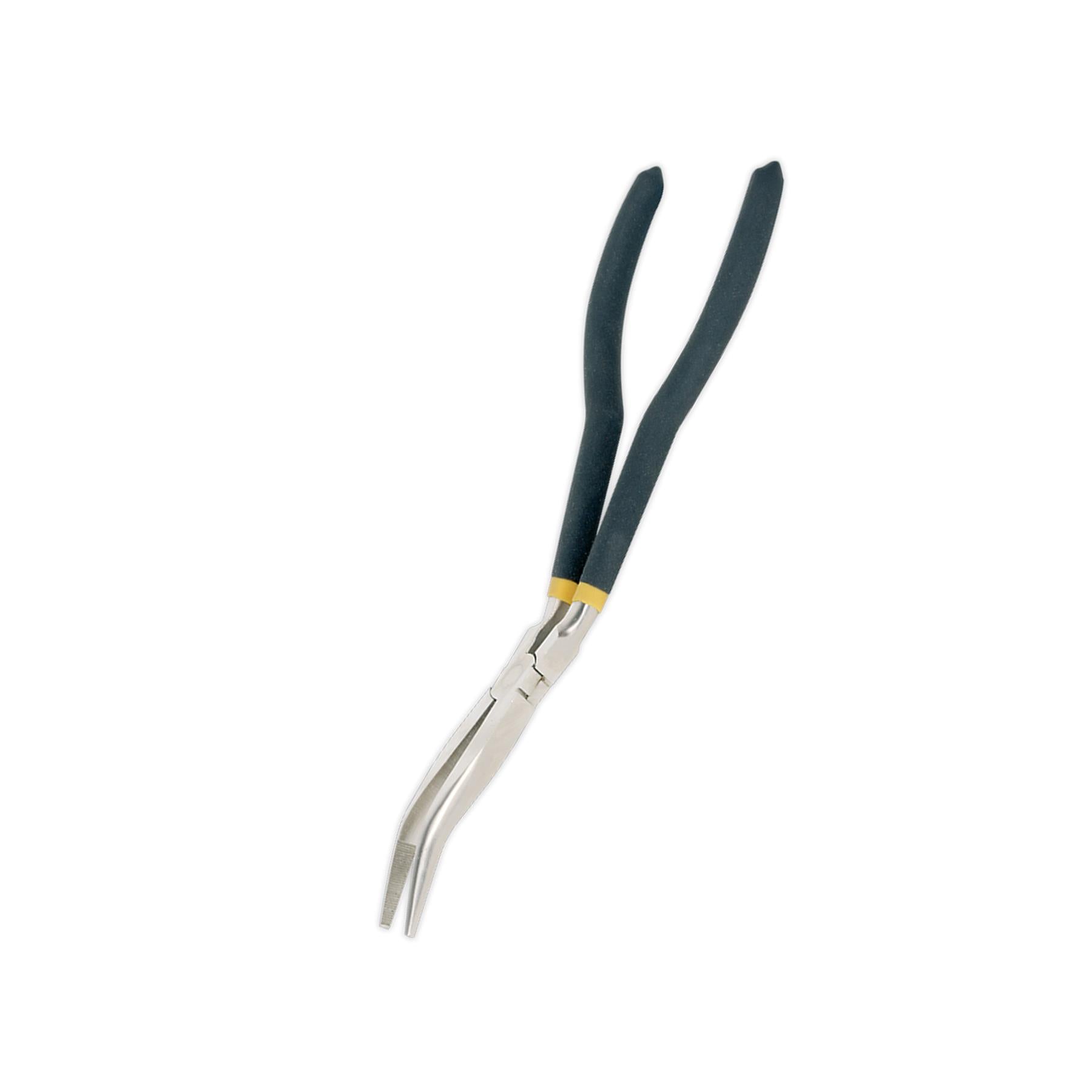 Sealey Needle Nose Pliers 280mm Offset Ni-Fe Finish