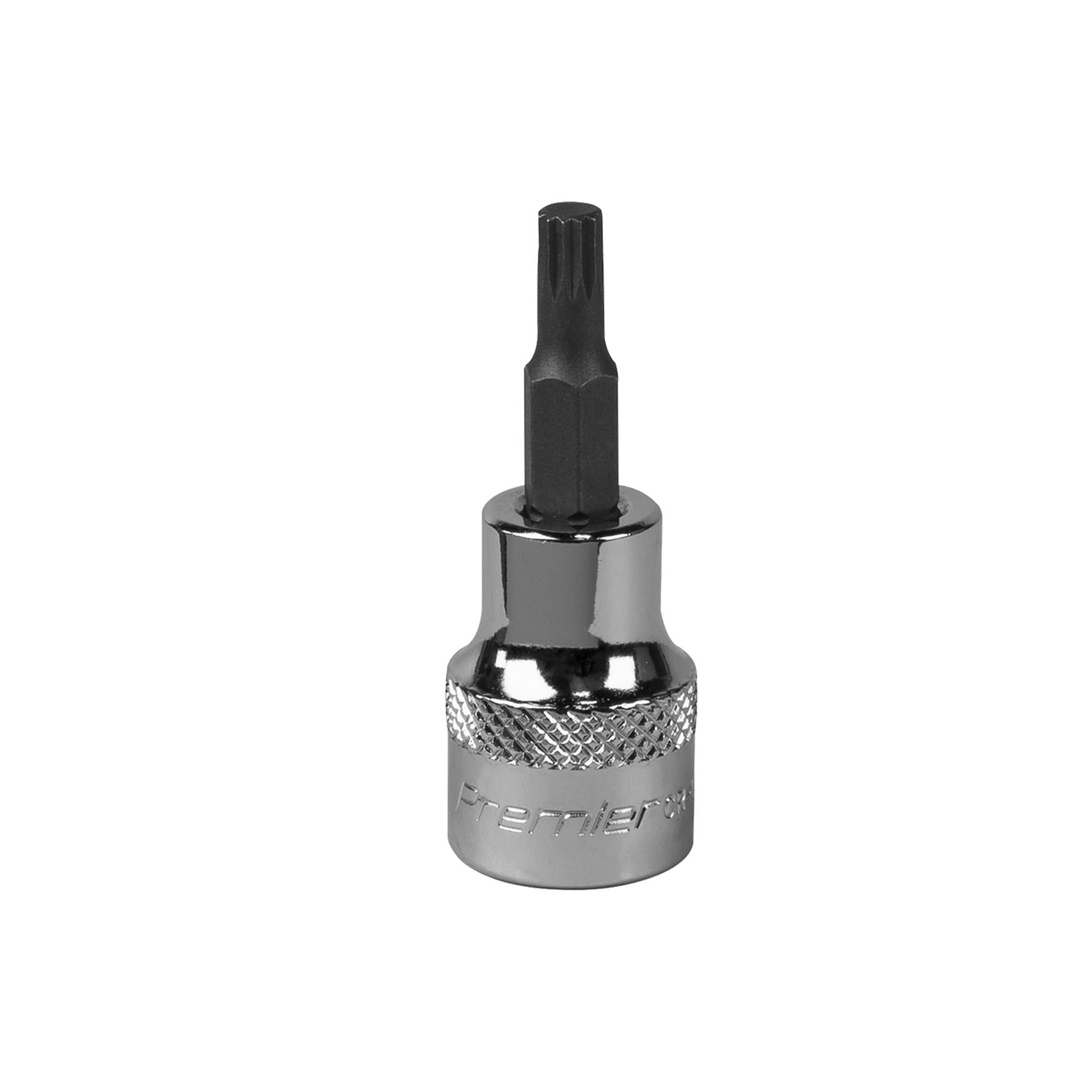 Sealey Spline Socket Bit M5 3/8"Sq Drive Chrome Vanadium Steel